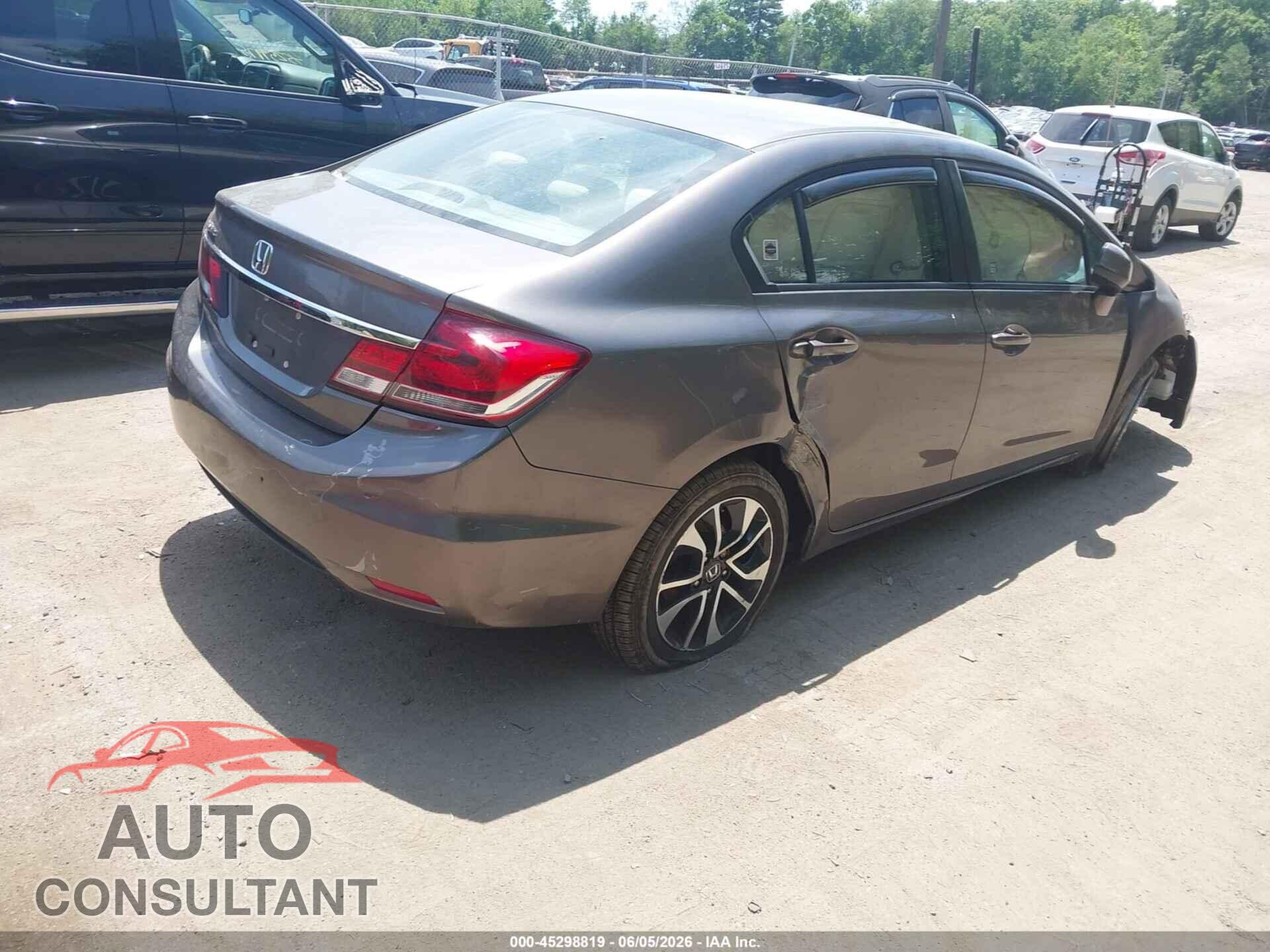 HONDA CIVIC 2013 - 19XFB2F82DE207127
