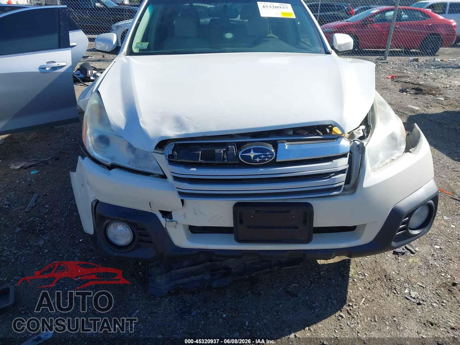 SUBARU OUTBACK 2014 - 4S4BRBLC1E3241535