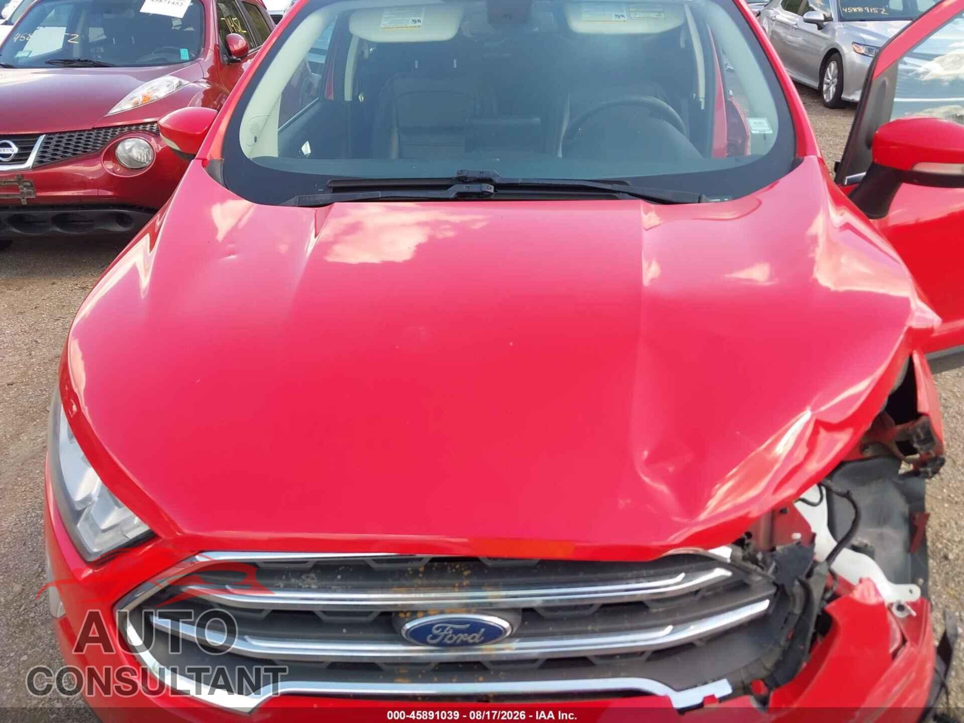 FORD ECOSPORT 2020 - MAJ6S3KL6LC340596