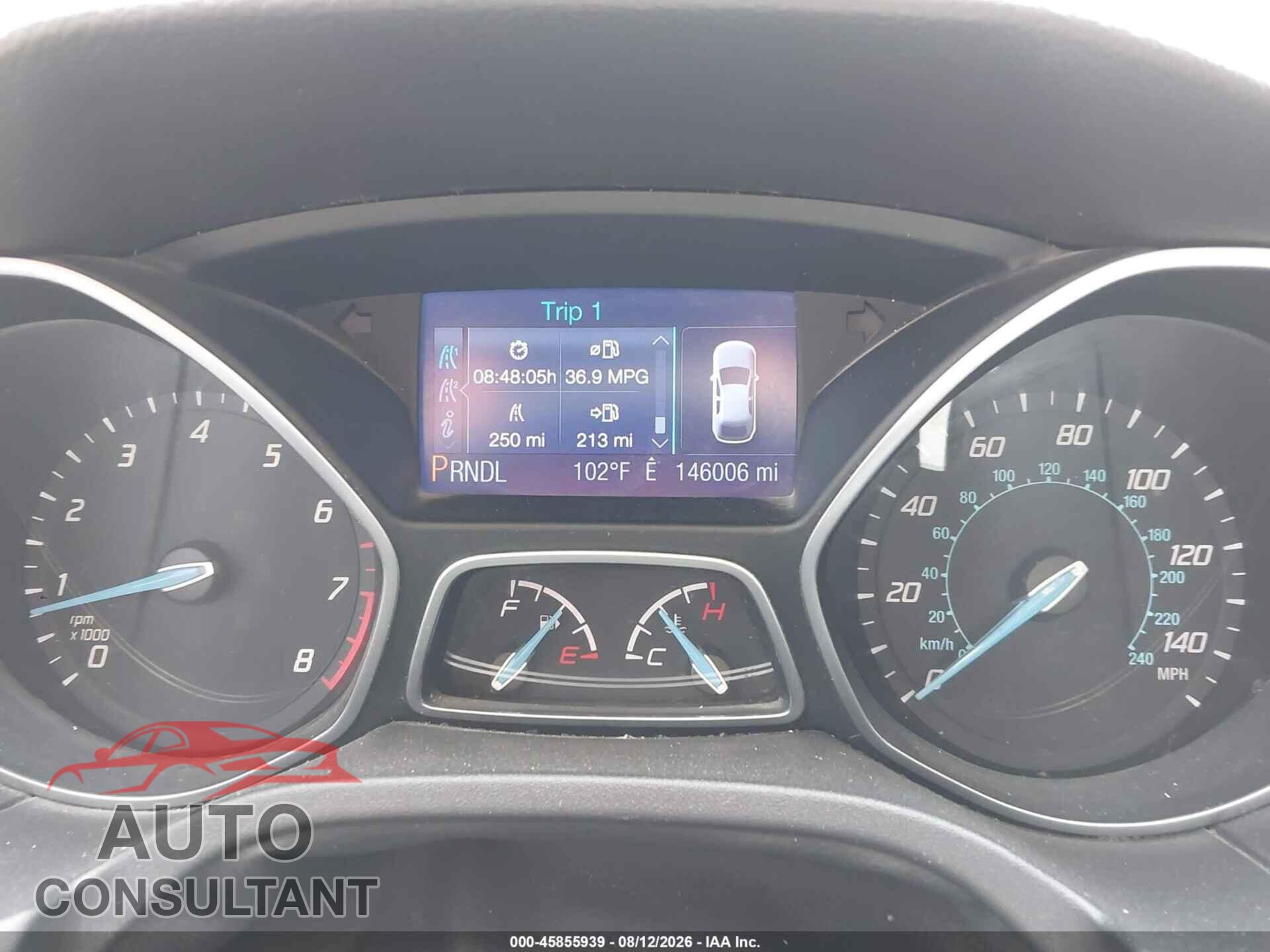 FORD FOCUS 2014 - 1FADP3F25EL109640