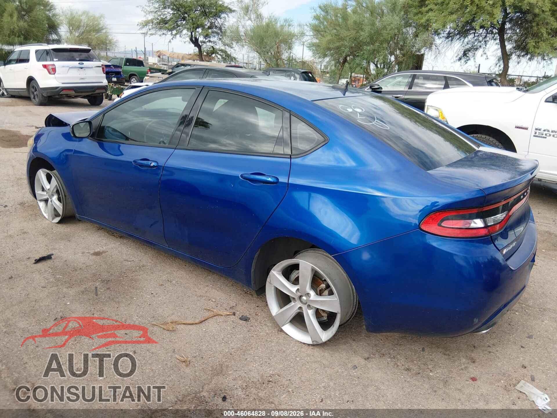 DODGE DART 2014 - 1C3CDFEB4ED860485