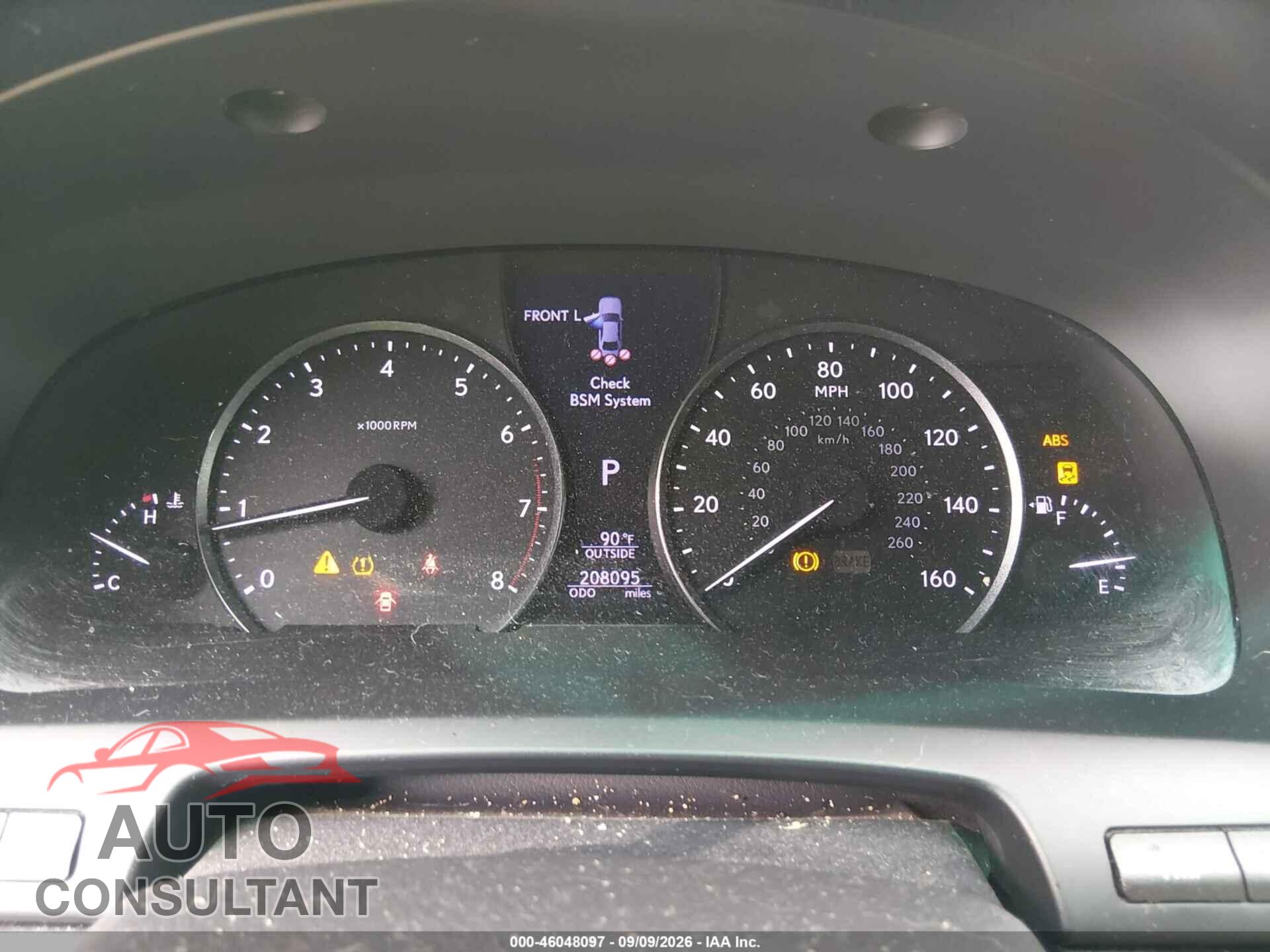 LEXUS LS 460 2013 - JTHBL5EF2D5115667
