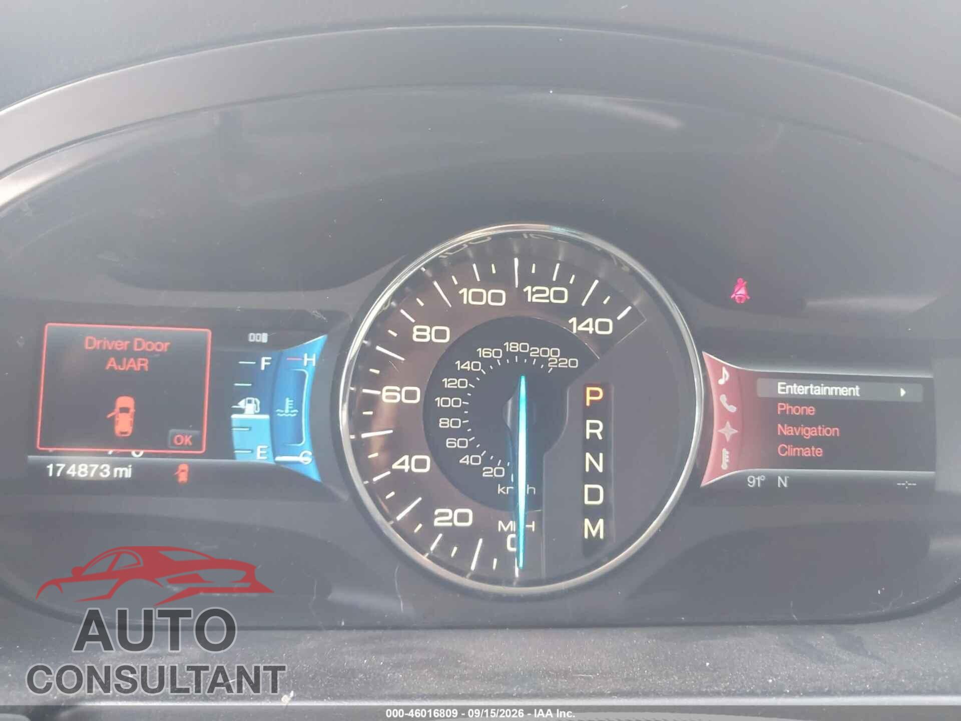 FORD EDGE 2011 - 2FMDK3KC2BBA34121