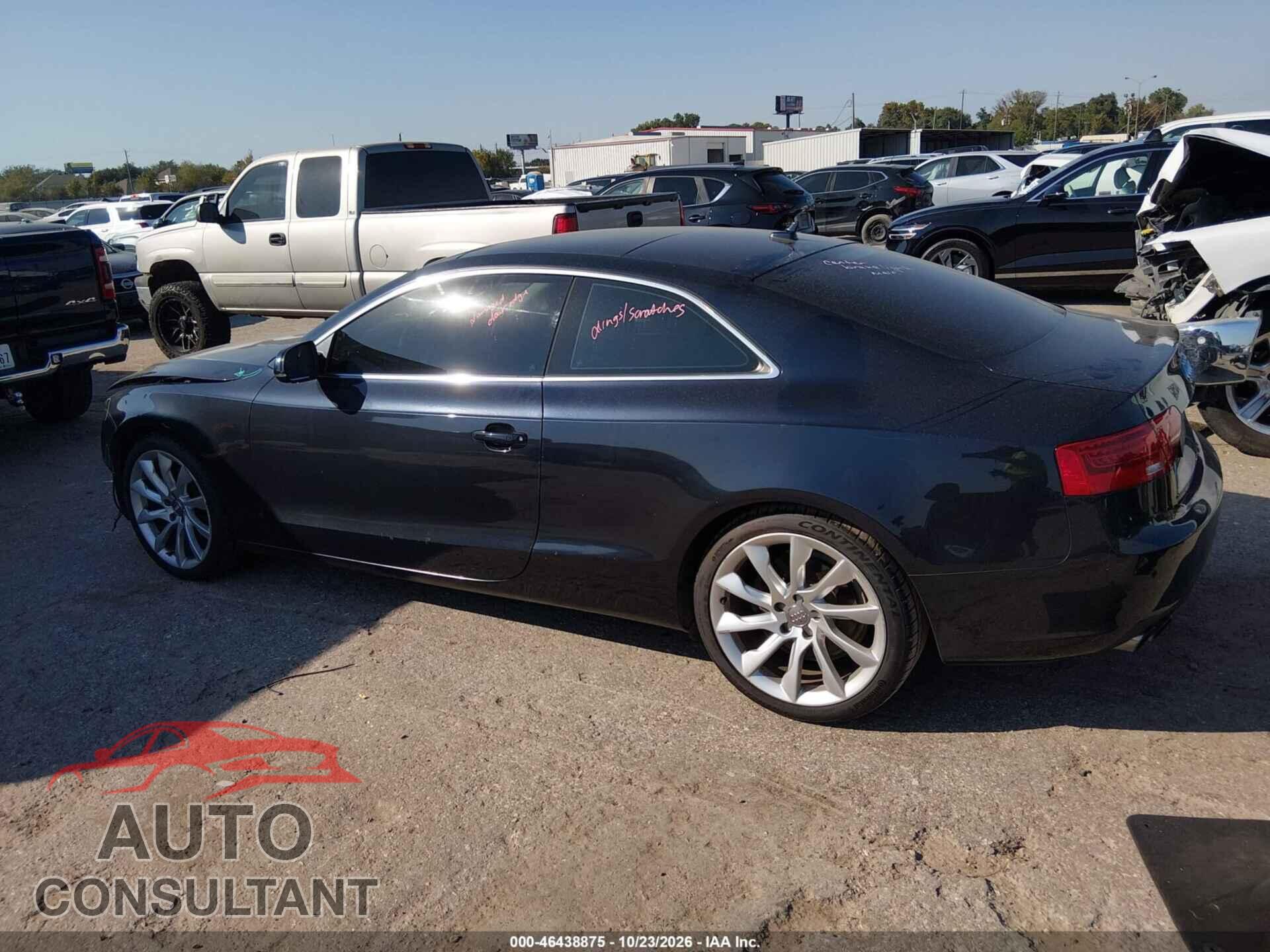 AUDI A5 2013 - WAULFAFR3DA031845