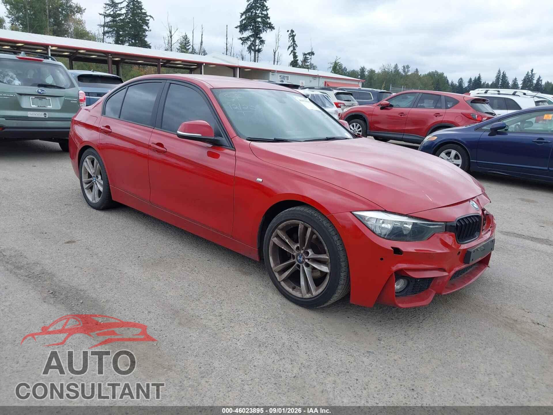 BMW 320I 2016 - WBA8E1G54GNU12377