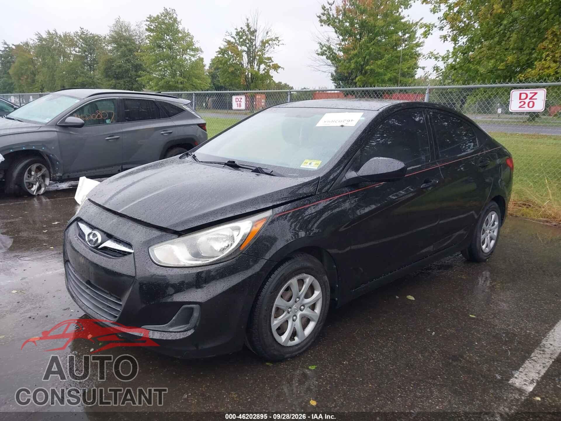 HYUNDAI ACCENT 2012 - KMHCT4AE3CU038403