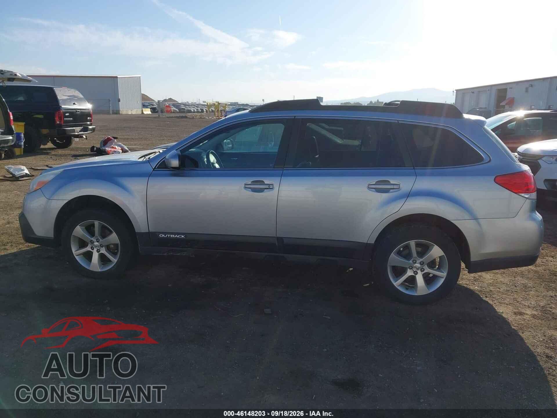 SUBARU OUTBACK 2014 - 4S4BRBLC9E3291762