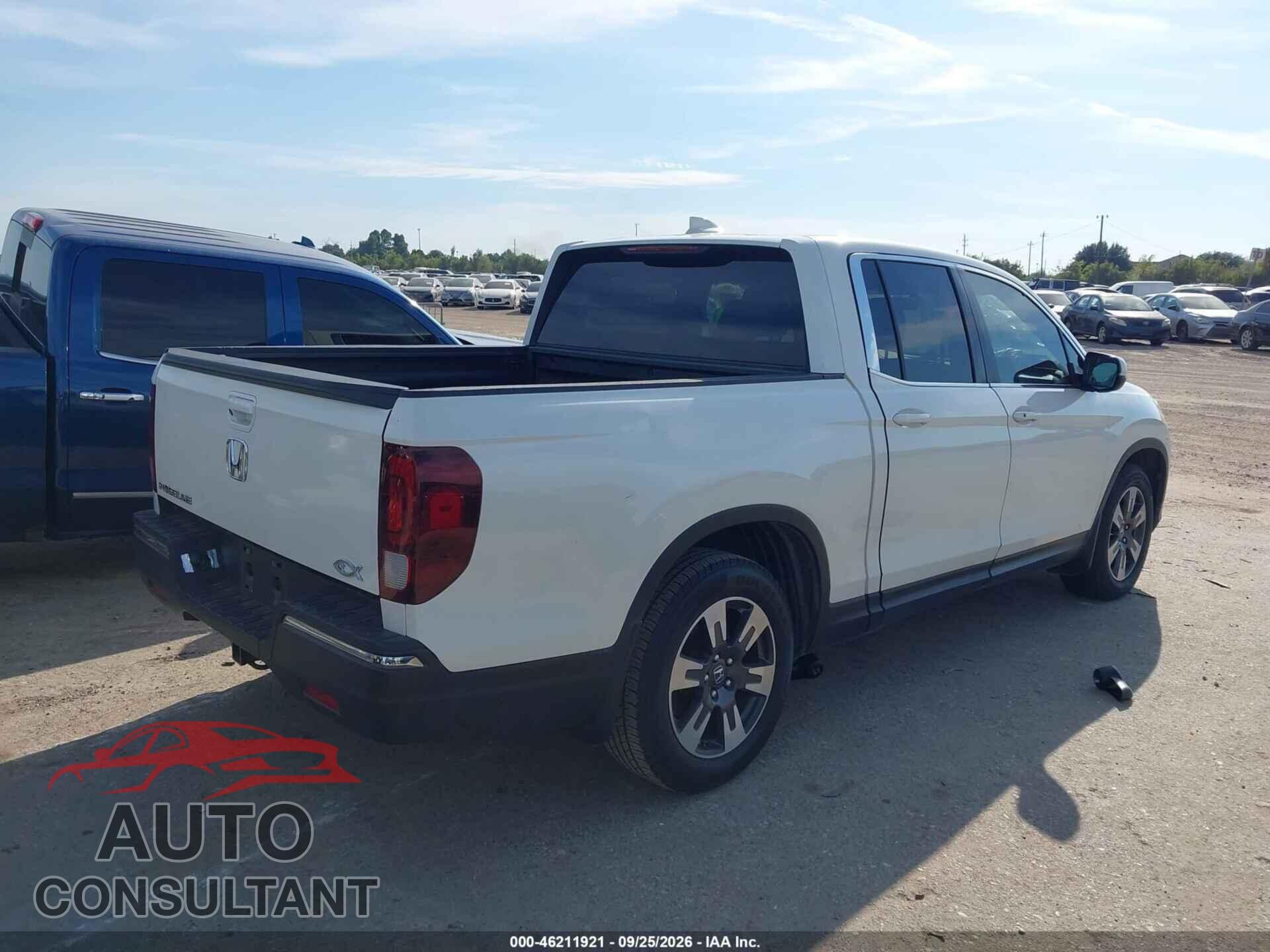 HONDA RIDGELINE 2017 - 5FPYK2F5XHB005562