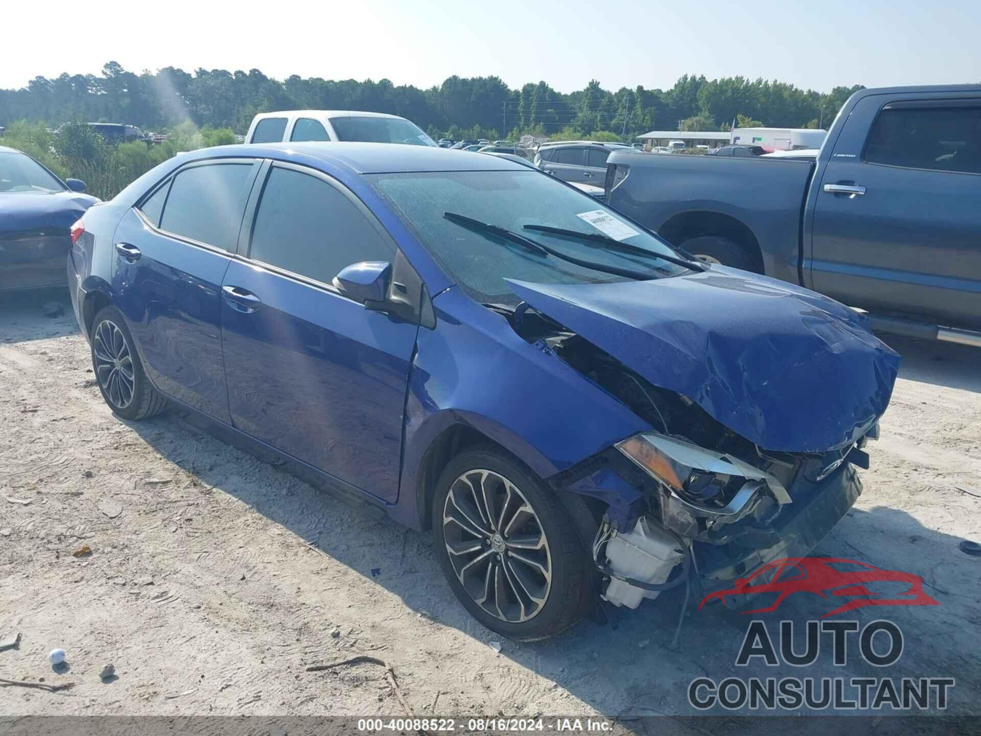 TOYOTA COROLLA 2016 - 2T1BURHEXGC507134