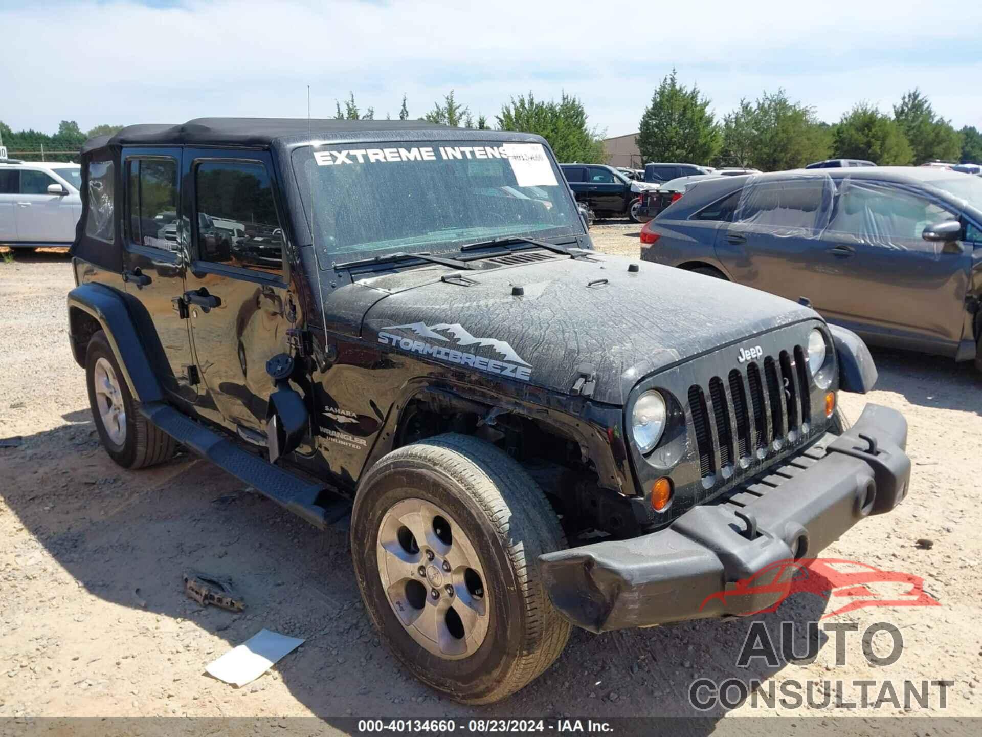 JEEP WRANGLER UNLIMITED 2013 - 1C4HJWEG5DL629198