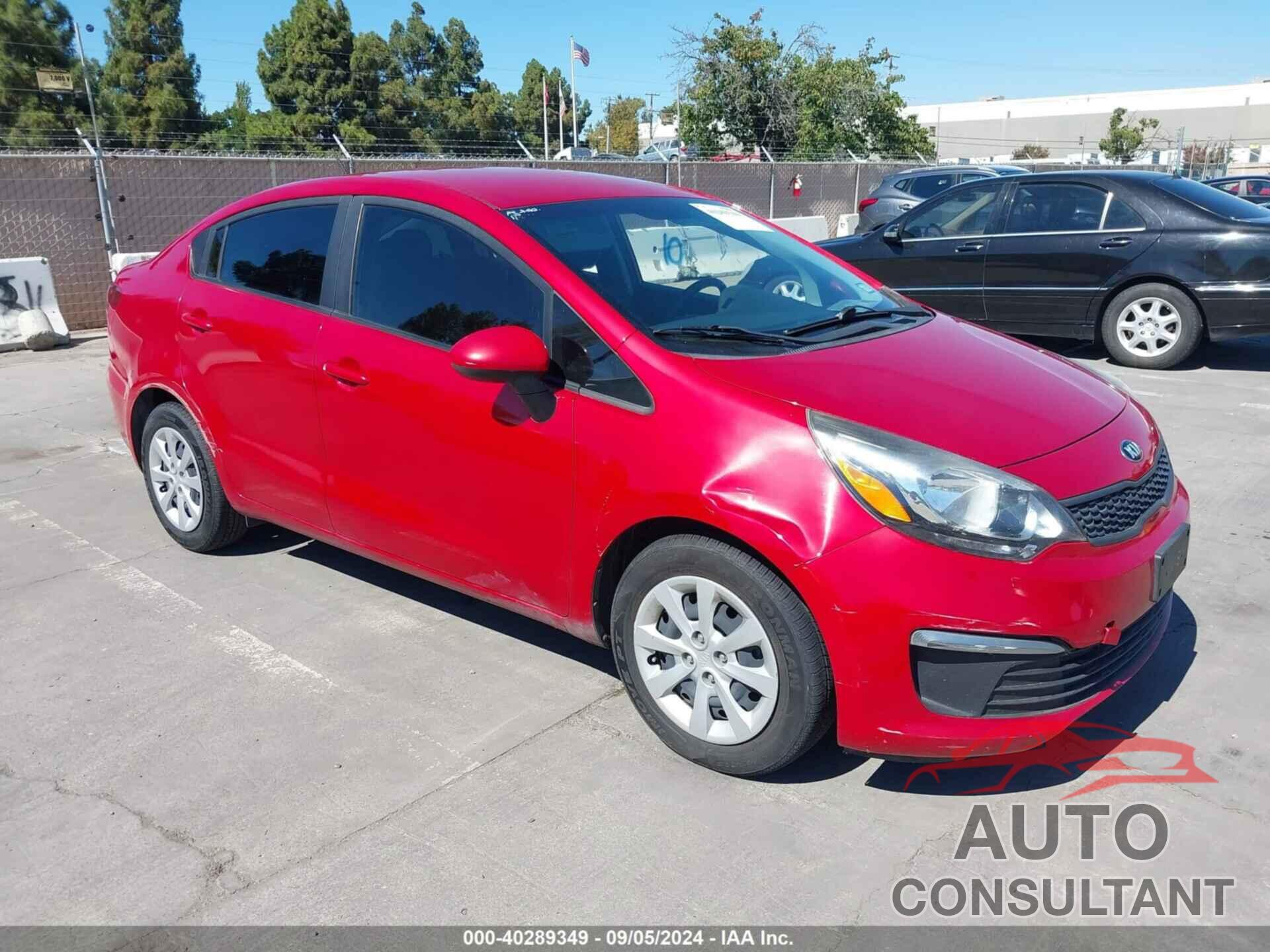 KIA RIO 2017 - KNADM4A30H6049792