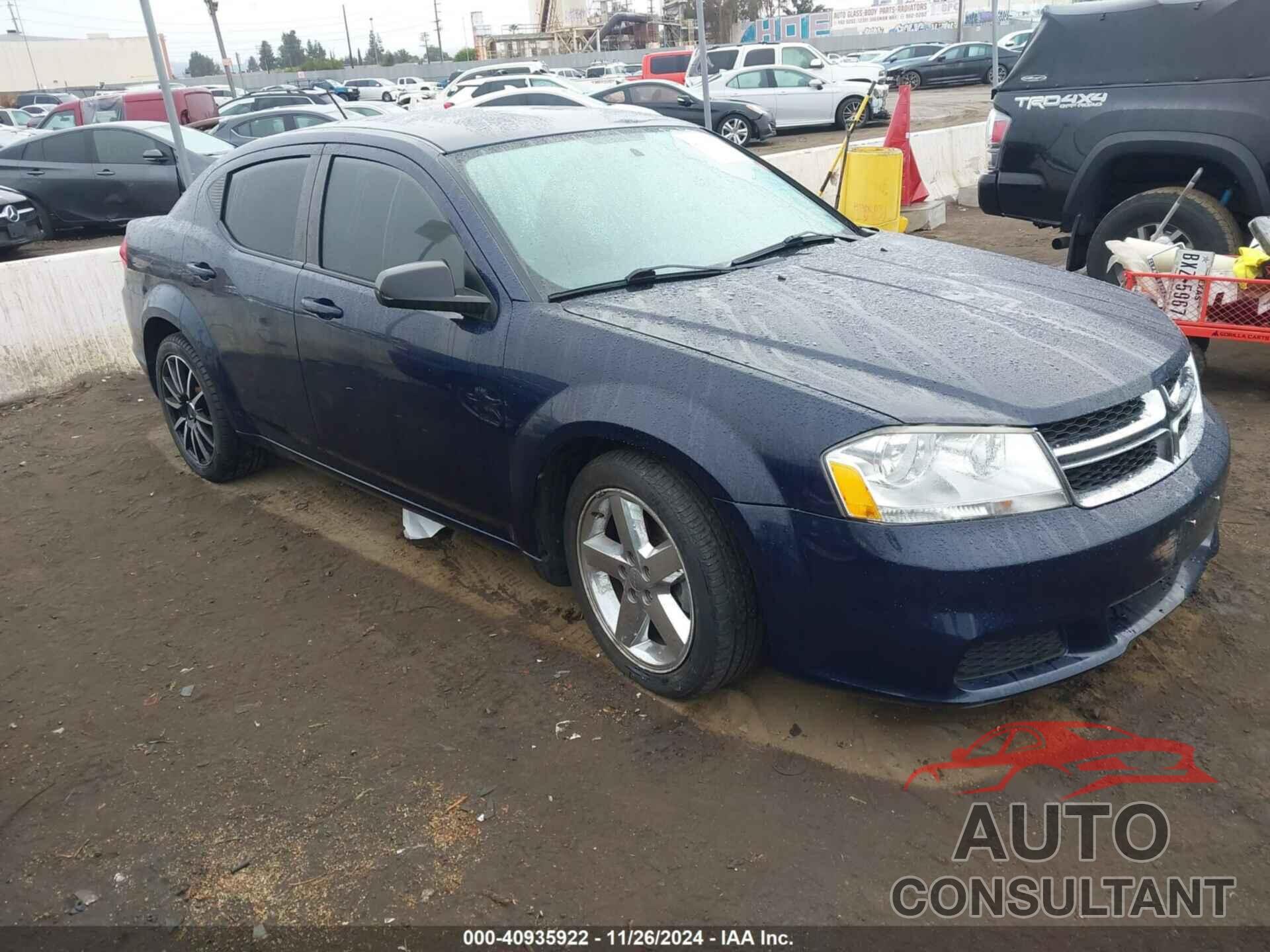 DODGE AVENGER 2013 - 1C3CDZAB5DN710109