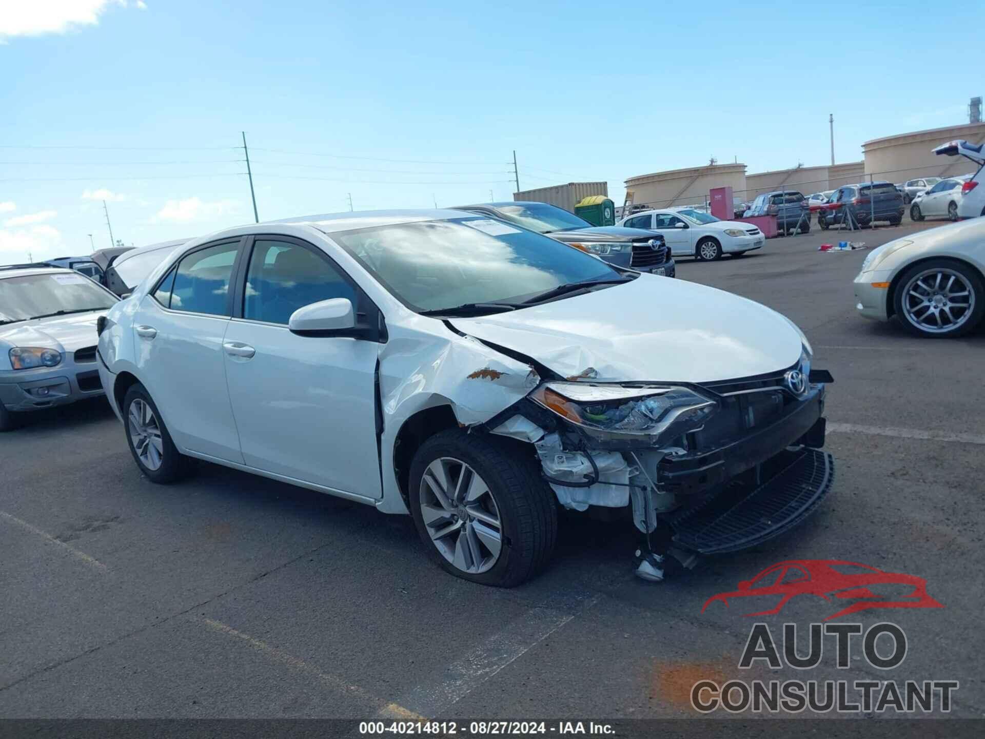 TOYOTA COROLLA 2016 - 5YFBPRHE3GP474162