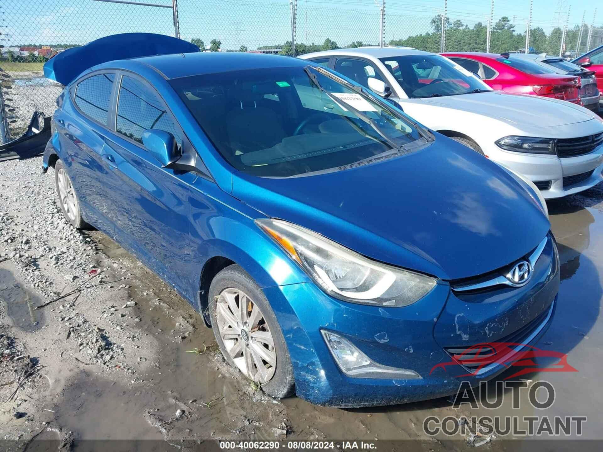 HYUNDAI ELANTRA 2016 - KMHDH4AE1GU599064