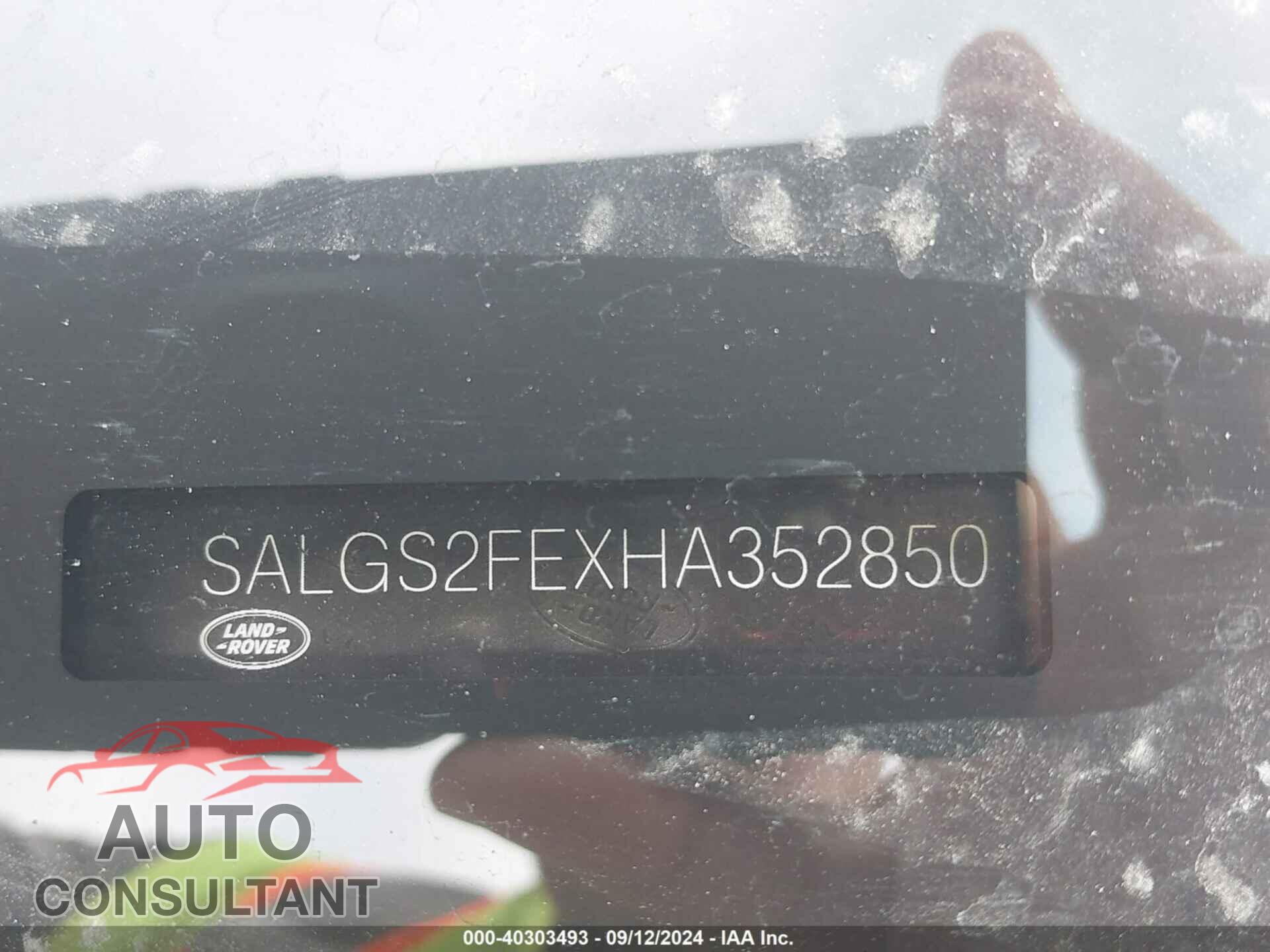 LAND ROVER RANGE ROVER 2017 - SALGS2FEXHA352850