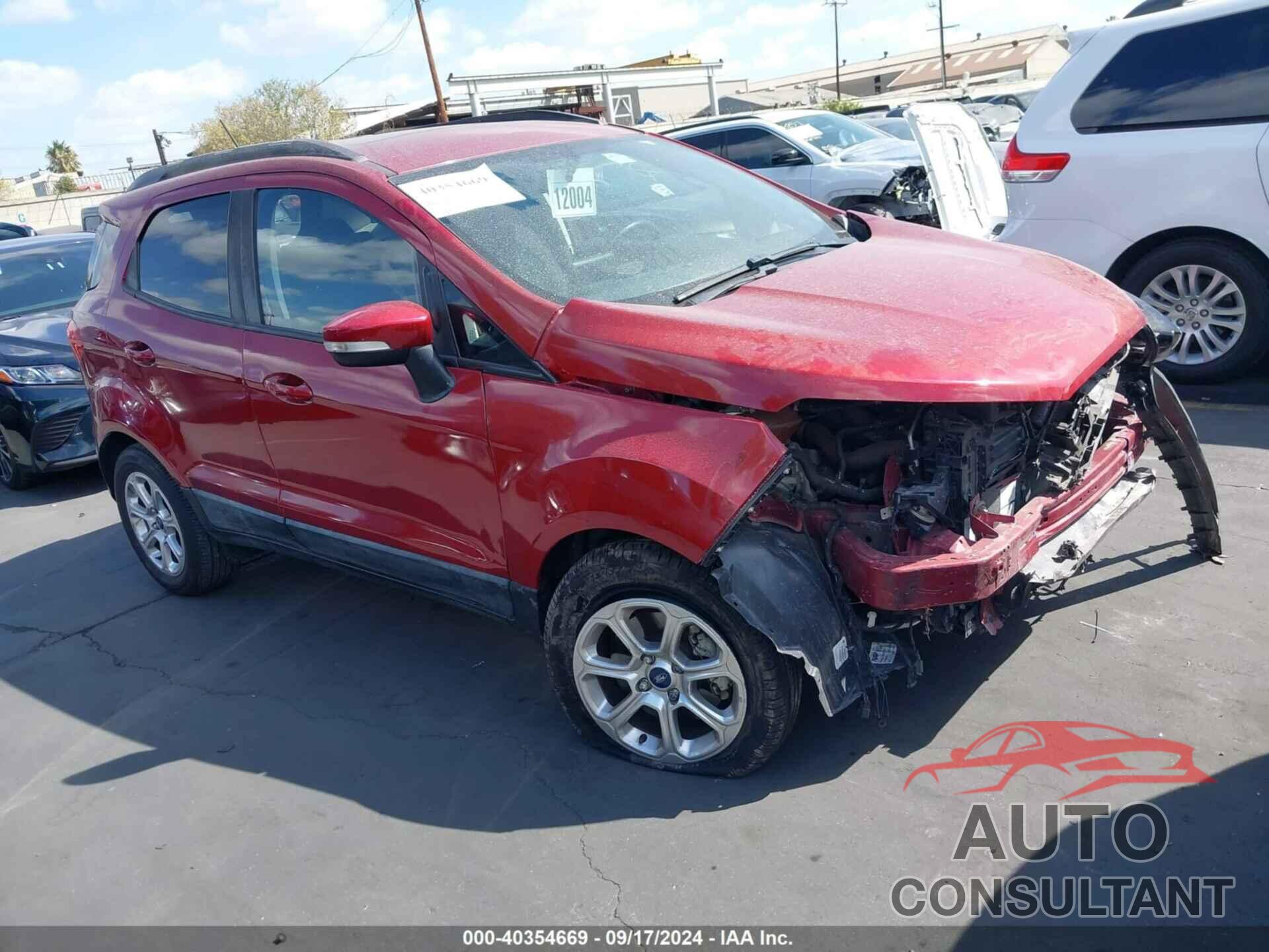 FORD ECOSPORT 2018 - MAJ3P1TE1JC172226