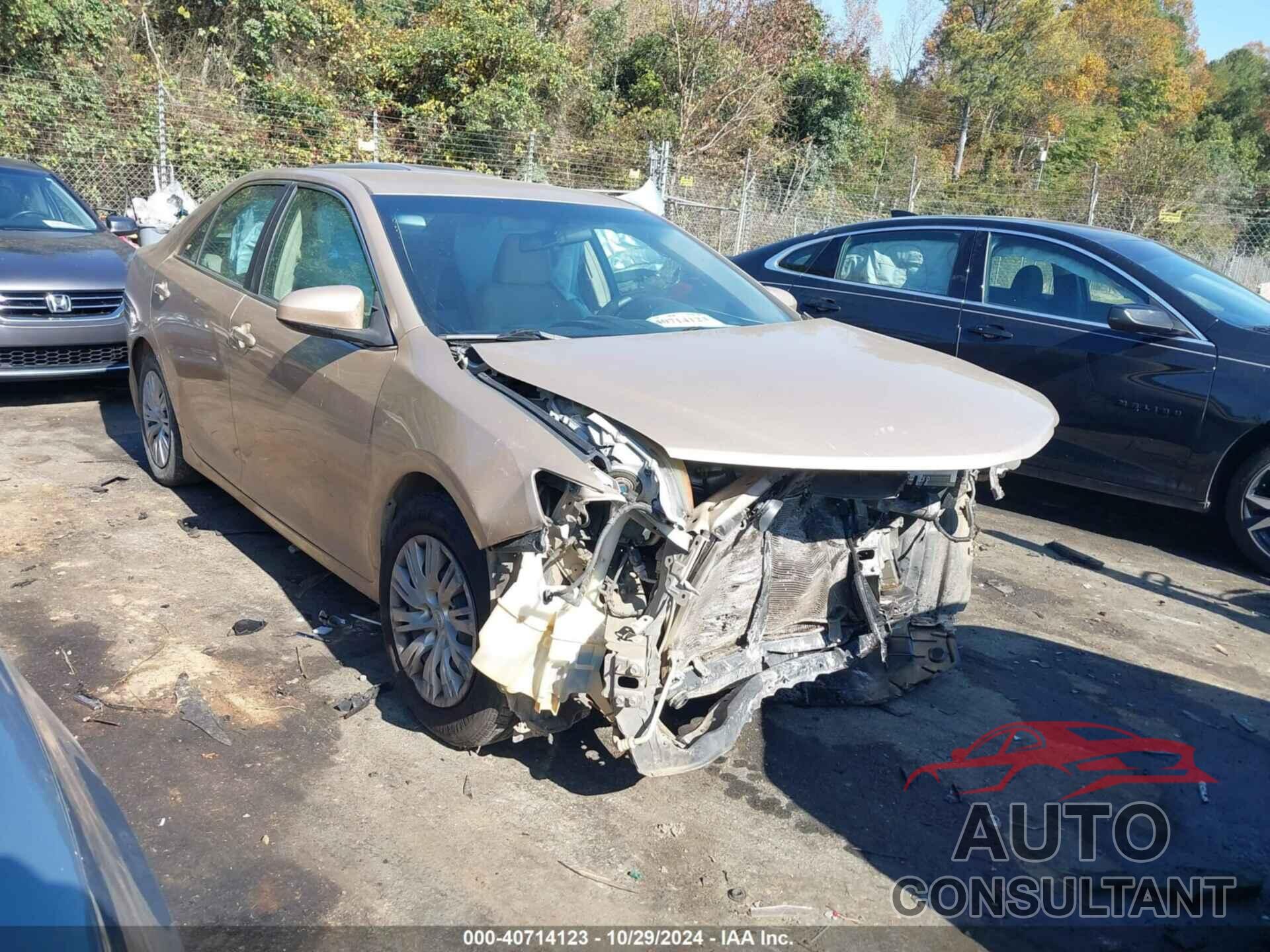 TOYOTA CAMRY 2012 - 4T1BF1FK4CU503626