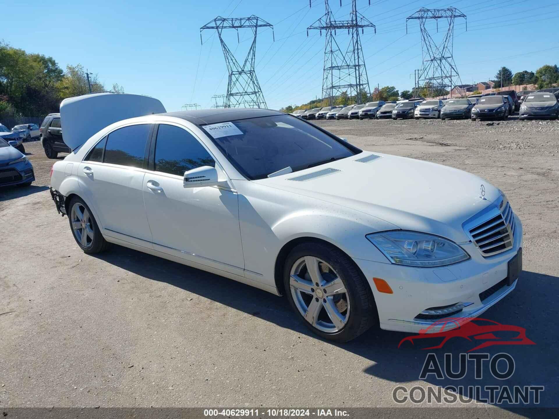 MERCEDES-BENZ S 550 2011 - WDDNG7BB6BA367156