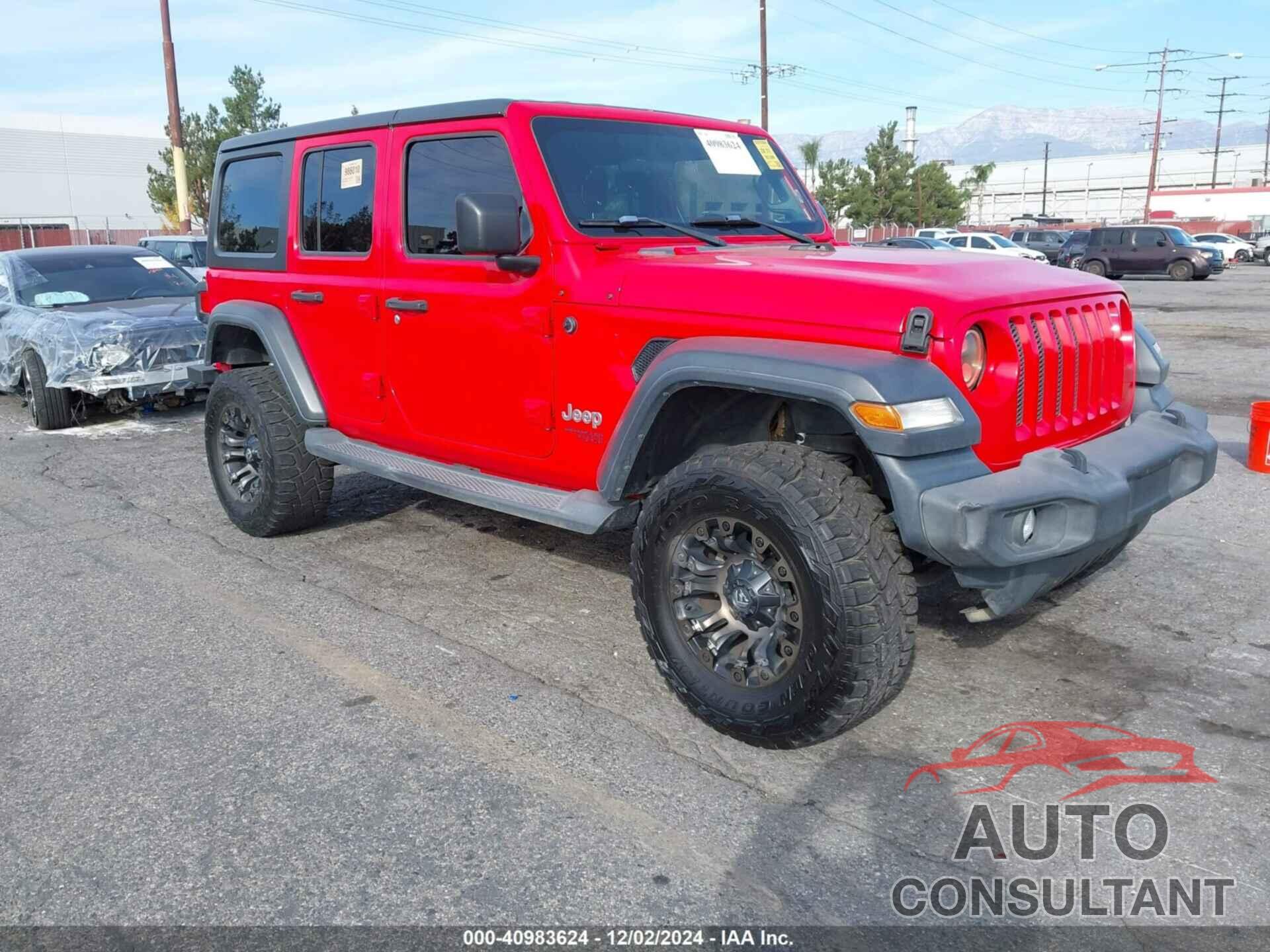 JEEP WRANGLER UNLIMITED 2019 - 1C4HJXDG3KW528471