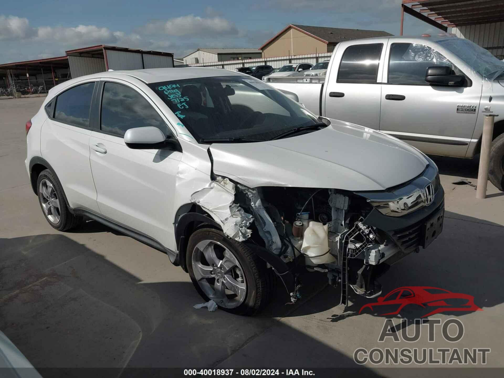 HONDA HR-V 2020 - 3CZRU5H37LM709818