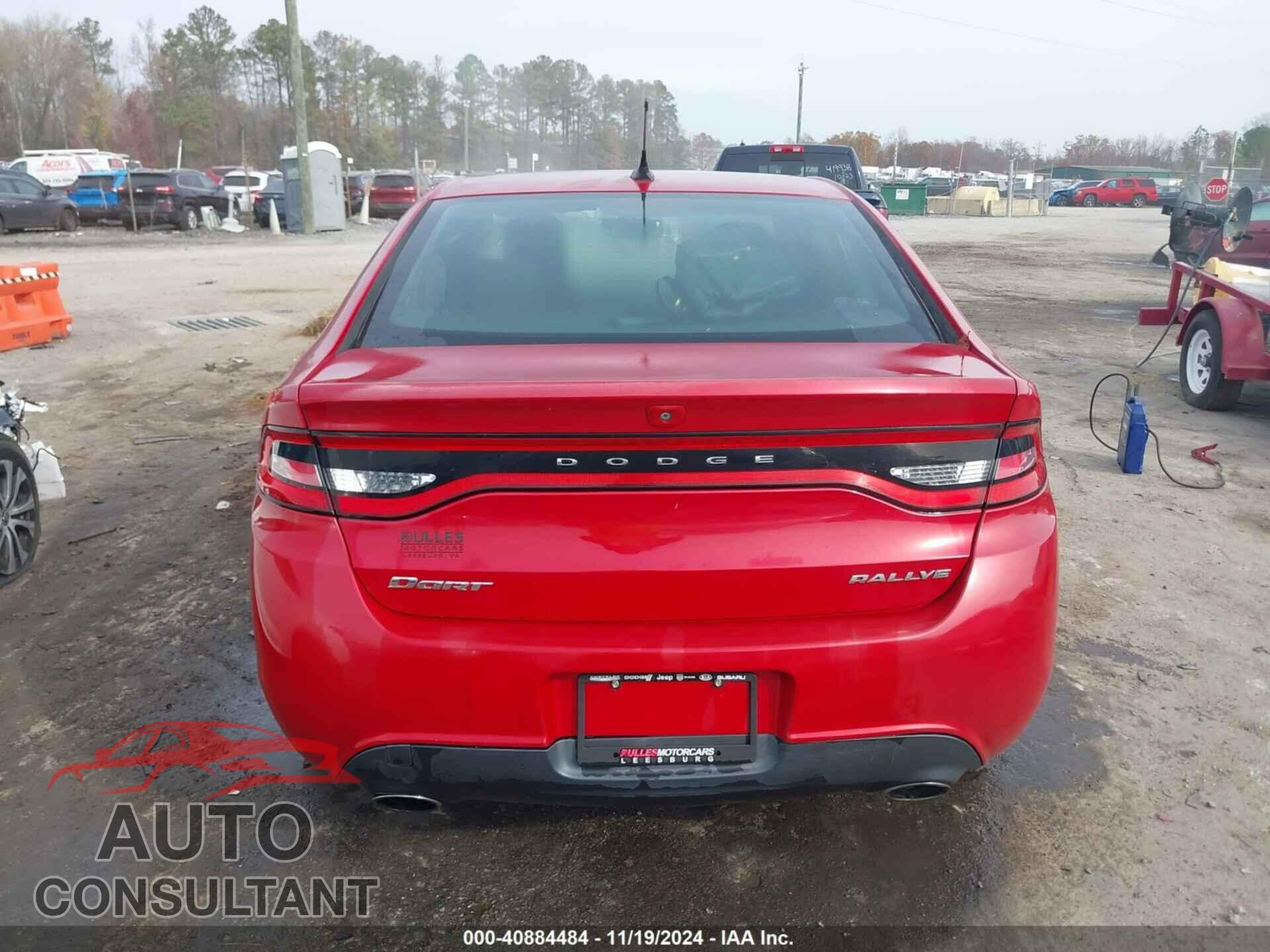 DODGE DART 2013 - 1C3CDFBA9DD122840