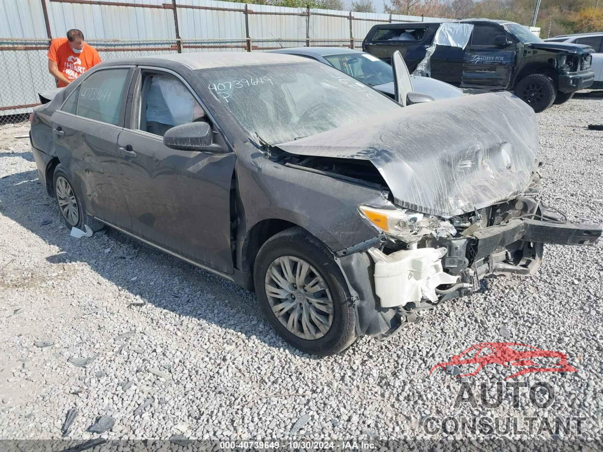 TOYOTA CAMRY 2012 - 4T4BF1FK9CR214957