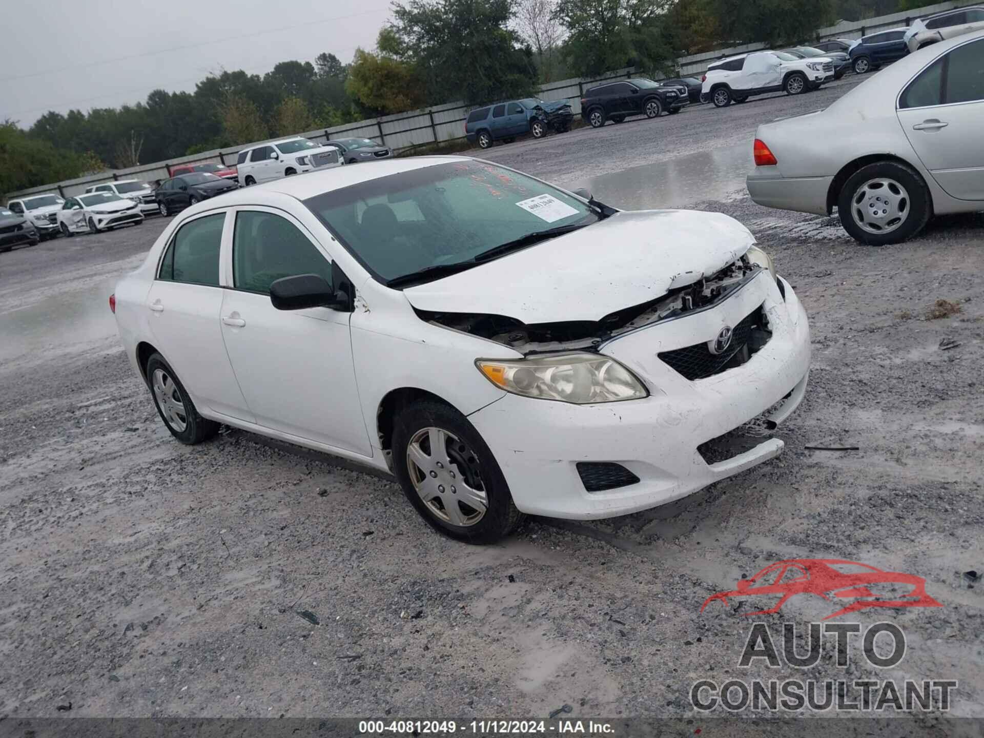 TOYOTA COROLLA 2009 - 1NXBU40E49Z016557