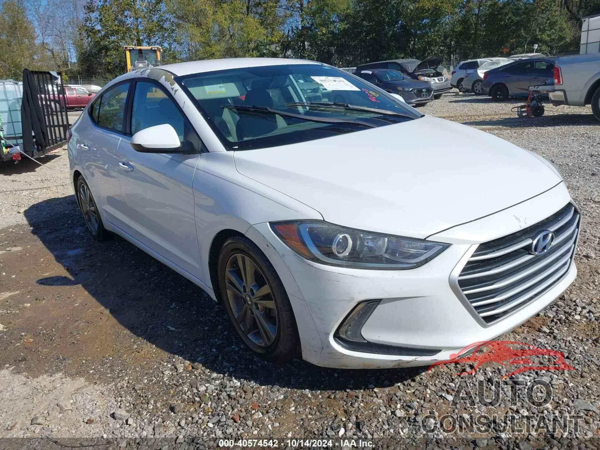HYUNDAI ELANTRA 2017 - 5NPD84LF3HH044364