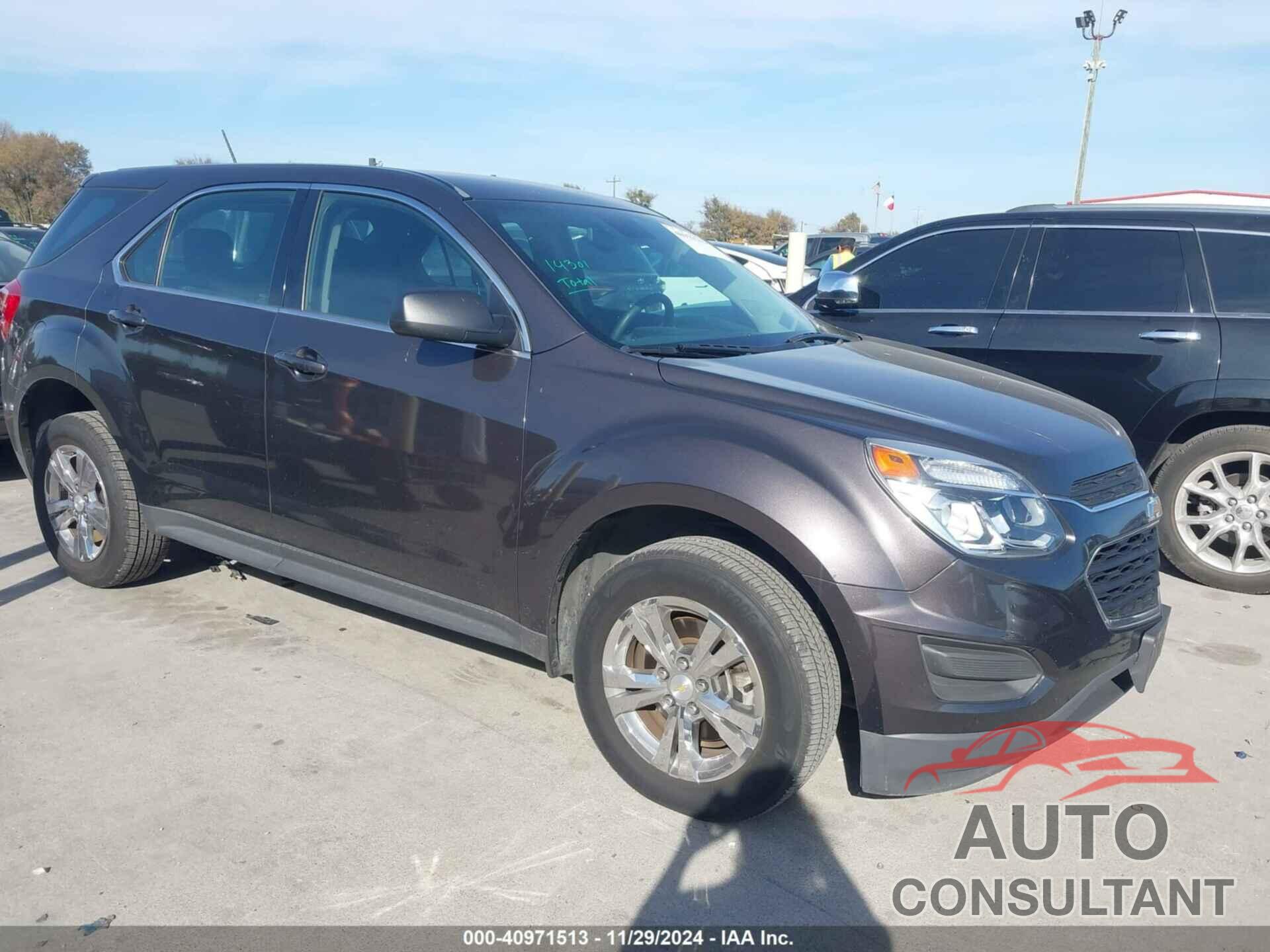 CHEVROLET EQUINOX 2016 - 2GNFLEEK6G6120693