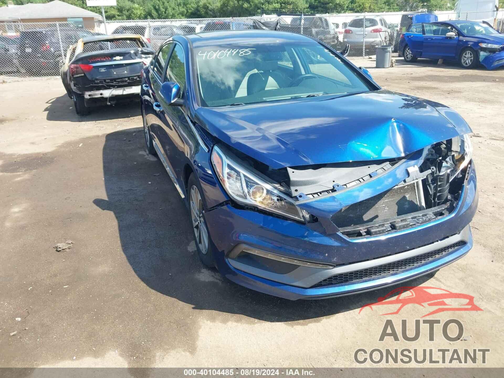 HYUNDAI SONATA 2017 - 5NPE34AF1HH553293