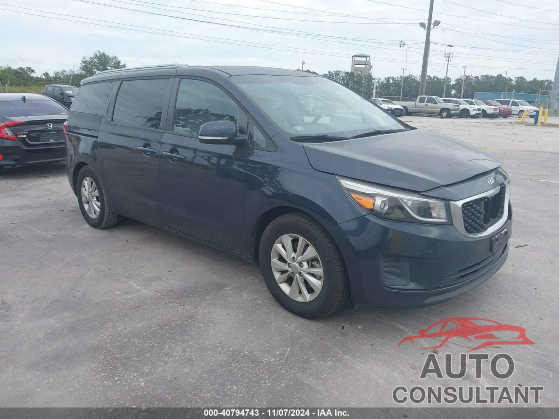 KIA SEDONA 2016 - KNDMB5C10G6091131