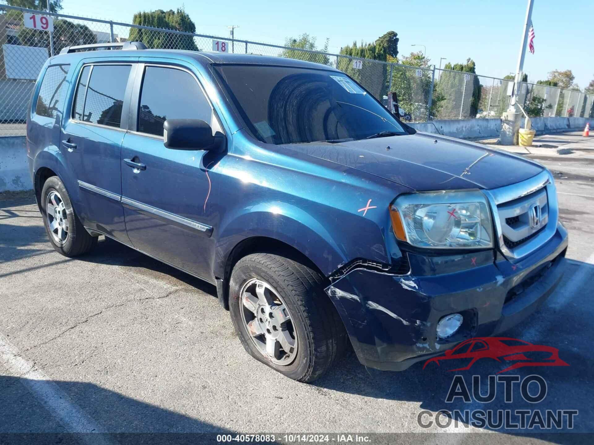 HONDA PILOT 2009 - 5FNYF38839B006869