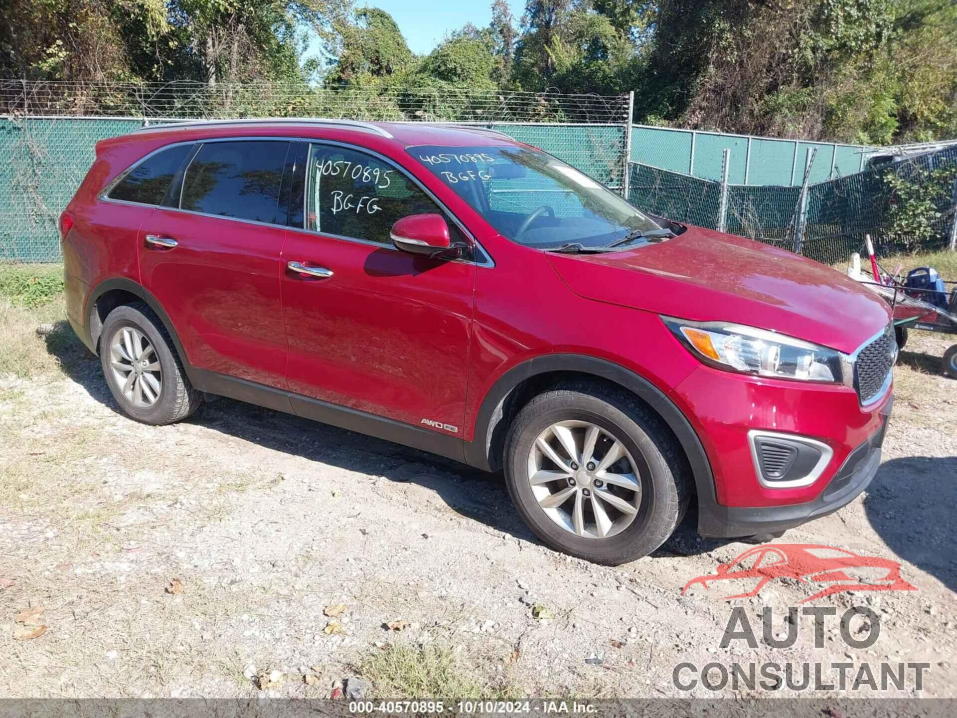 KIA SORENTO 2016 - 5XYPGDA5XGG173749