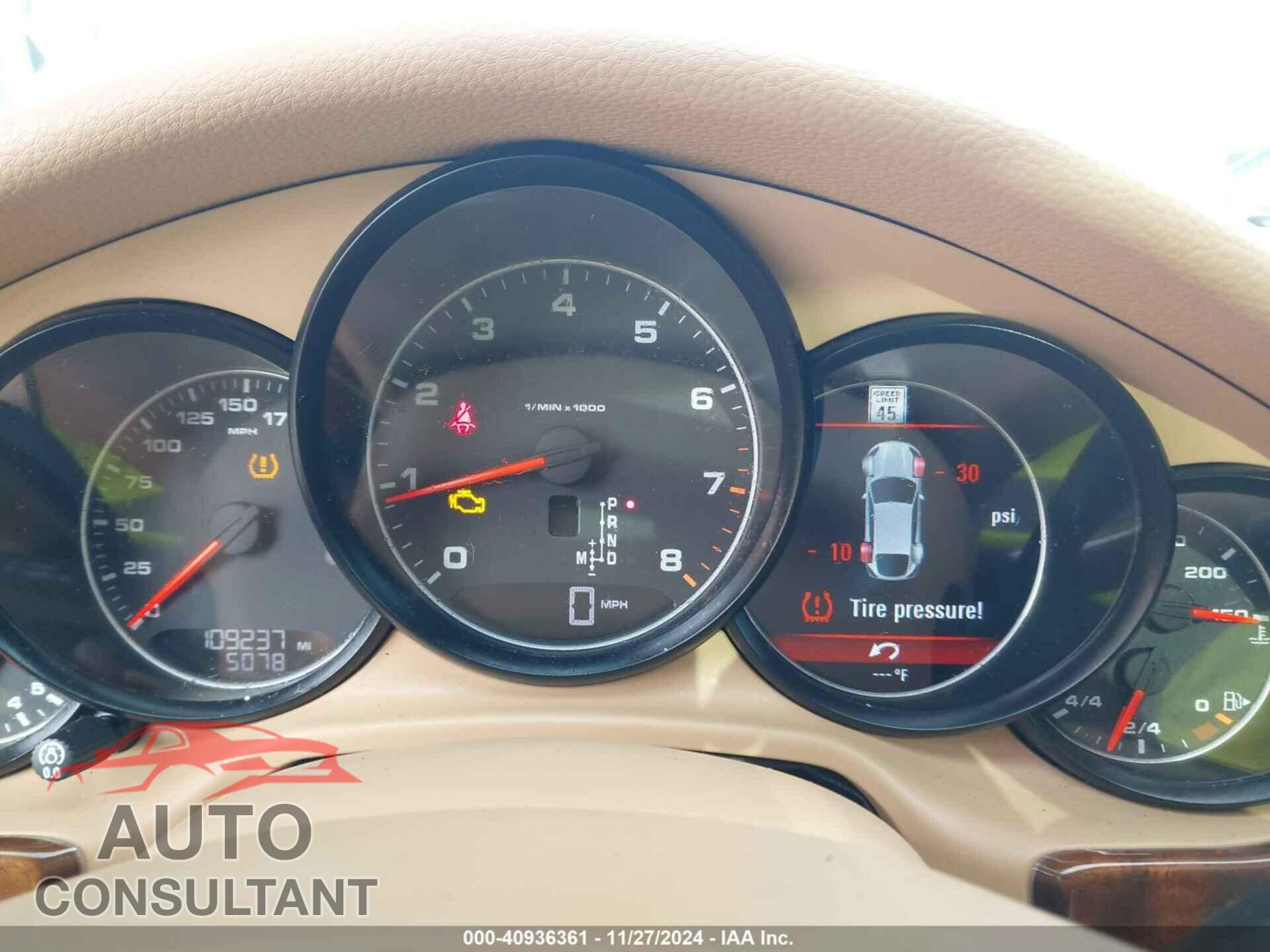 PORSCHE PANAMERA 2012 - WP0AA2A71CL017076