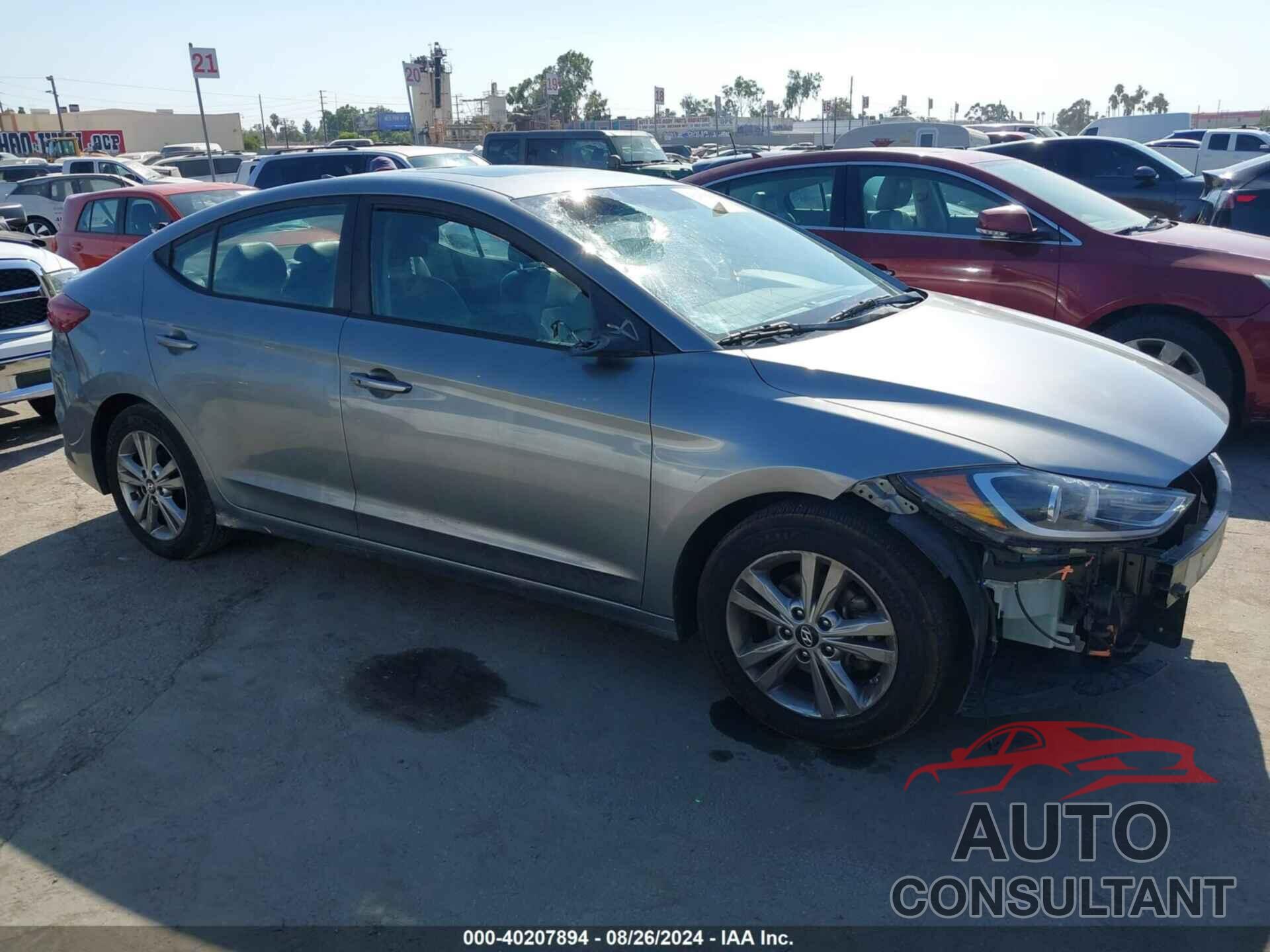 HYUNDAI ELANTRA 2017 - KMHD84LF9HU244683