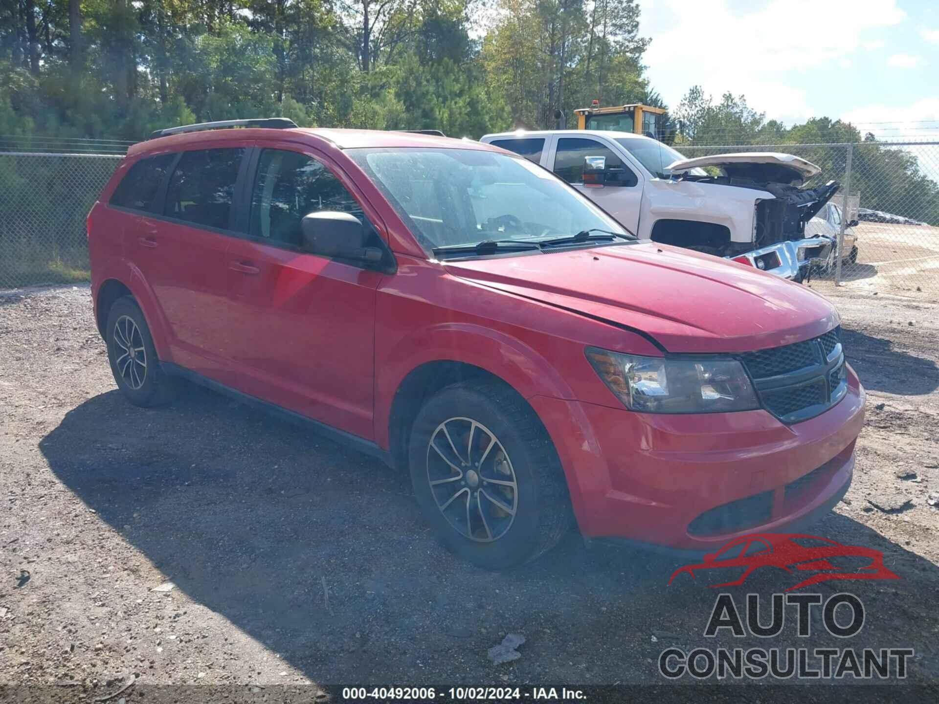 DODGE JOURNEY 2017 - 3C4PDCAB7HT607533