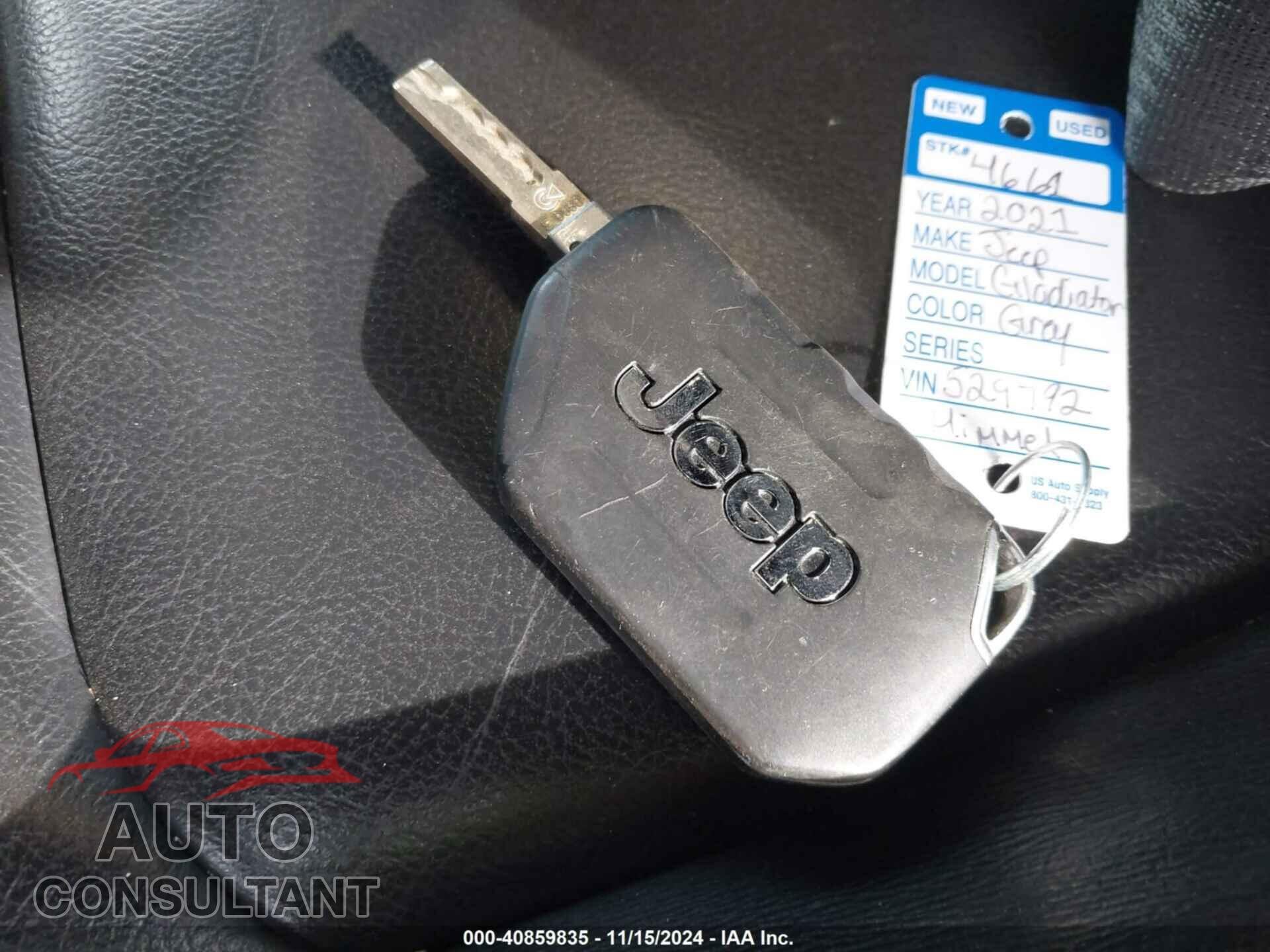 JEEP GLADIATOR 2021 - 1C6JJTEG0ML529792