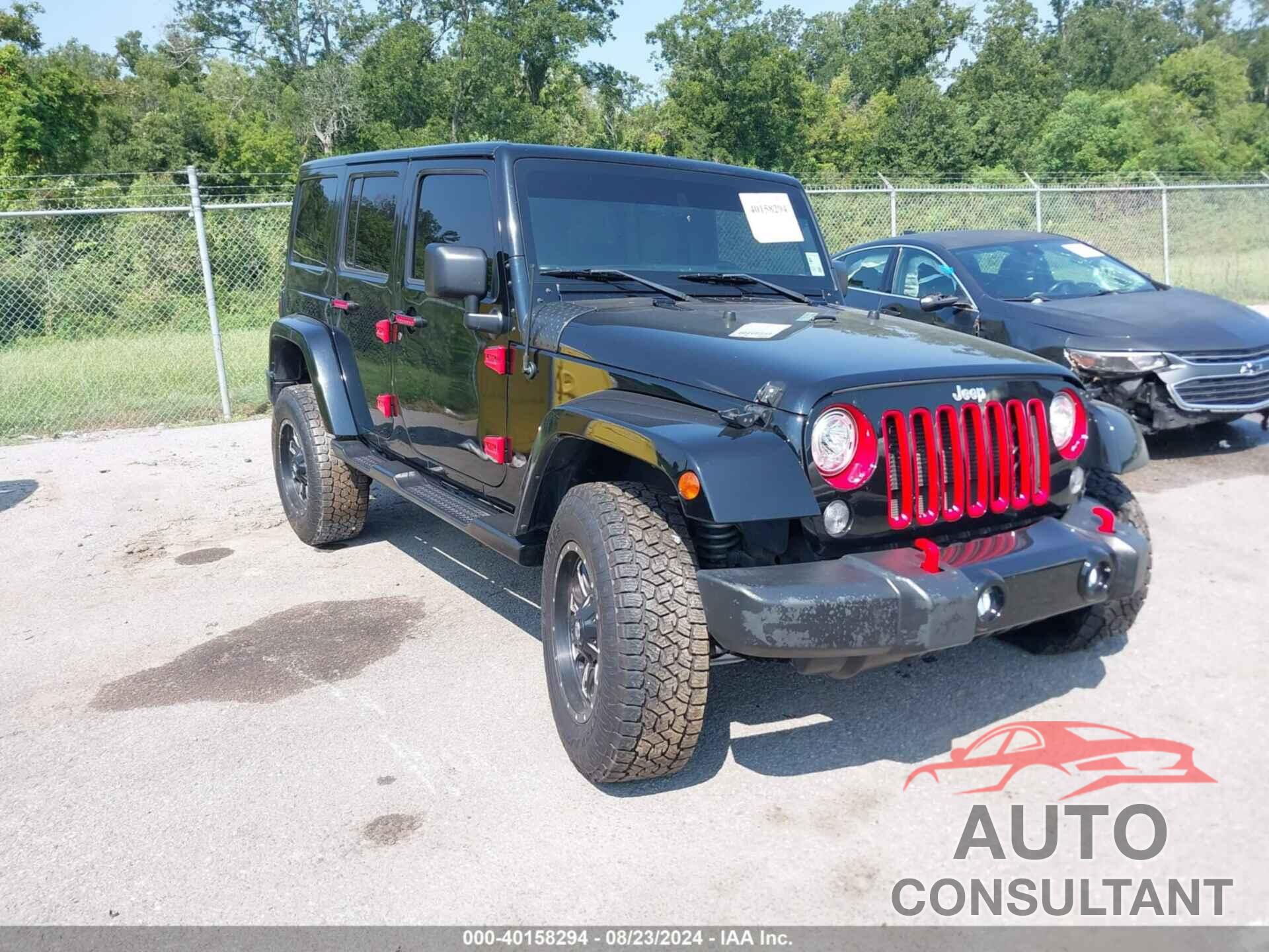 JEEP WRANGLER UNLIMITED 2017 - 1C4BJWEG6HL700596