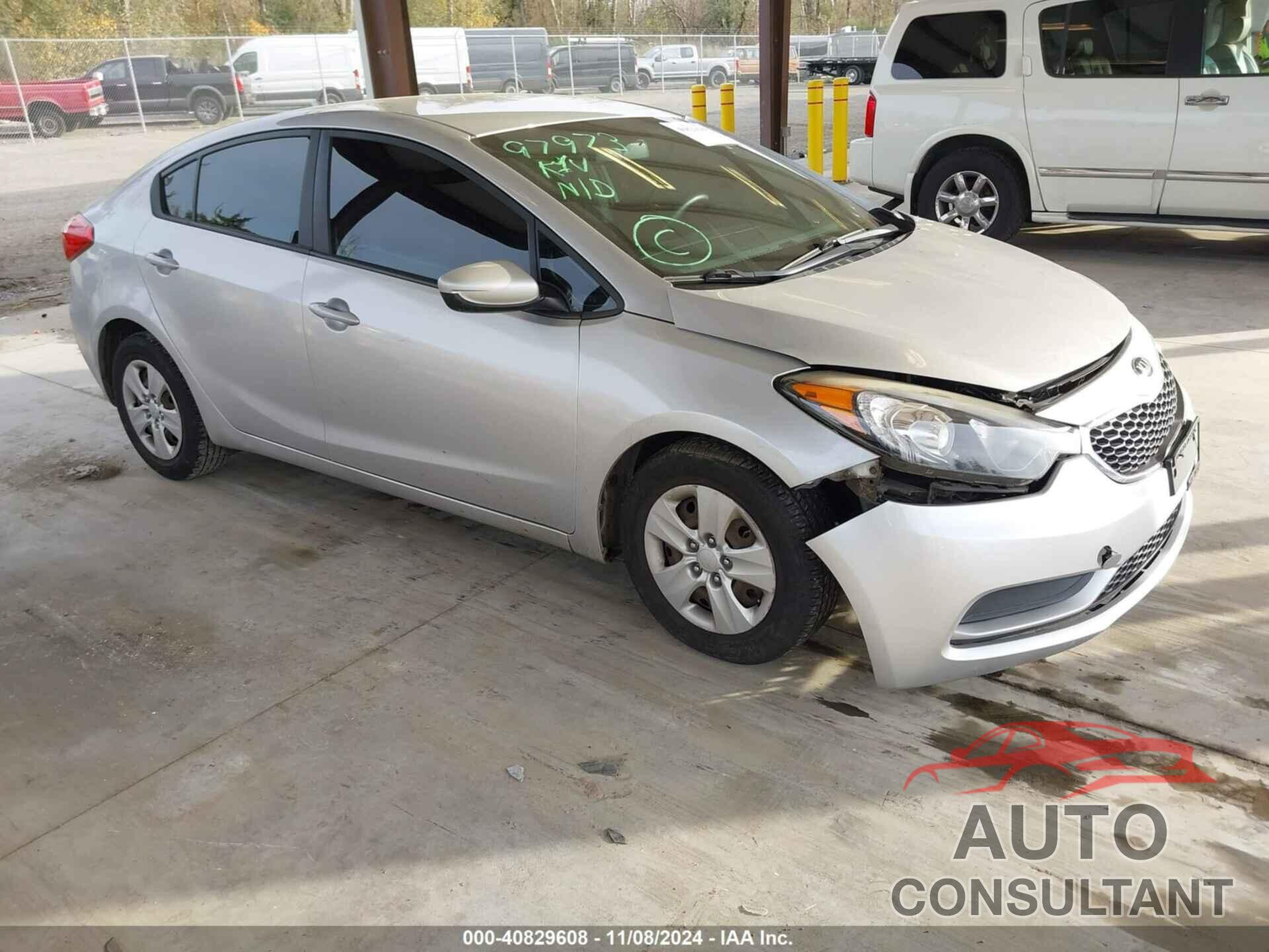 KIA FORTE 2016 - KNAFK4A6XG5549388