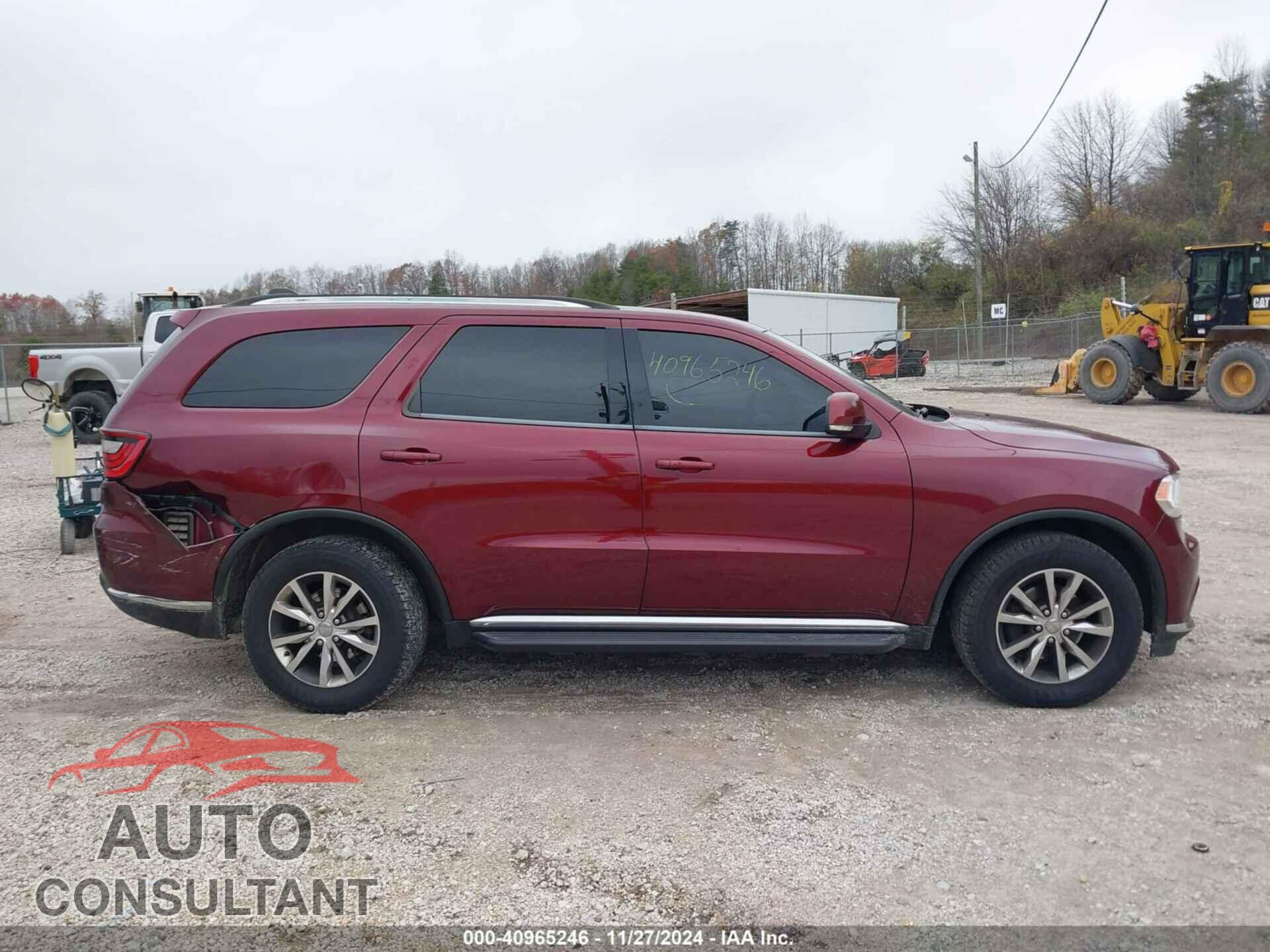 DODGE DURANGO 2016 - 1C4RDJDG3GC484814