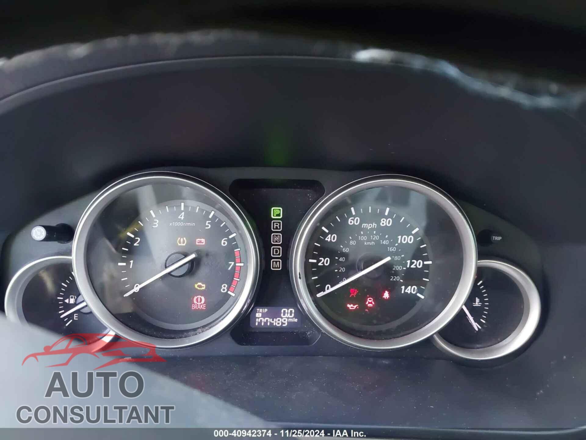 MAZDA CX-9 2012 - JM3TB2CA2C0334033