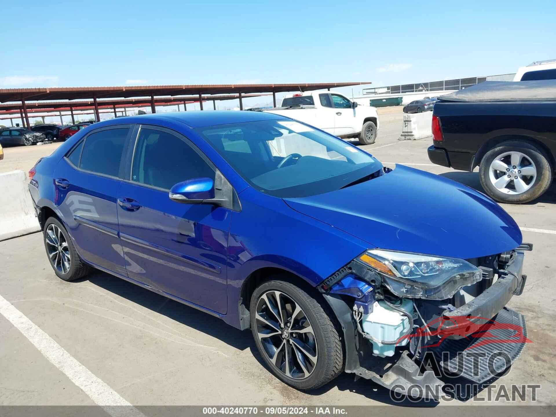TOYOTA COROLLA 2017 - 2T1BURHE4HC791328