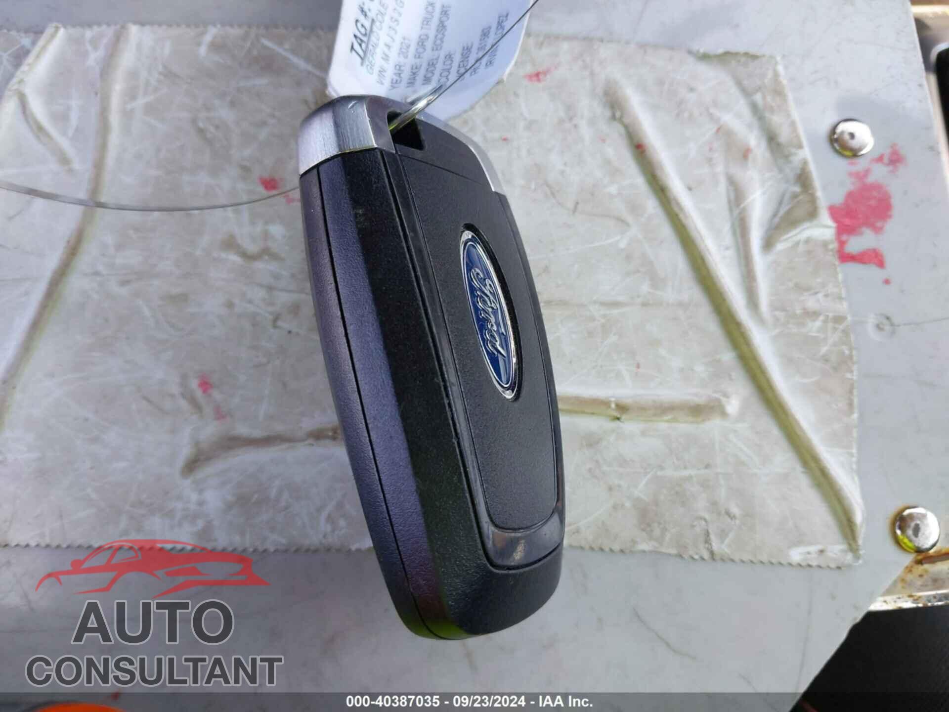 FORD ECOSPORT 2021 - MAJ3S2GE8MC438490