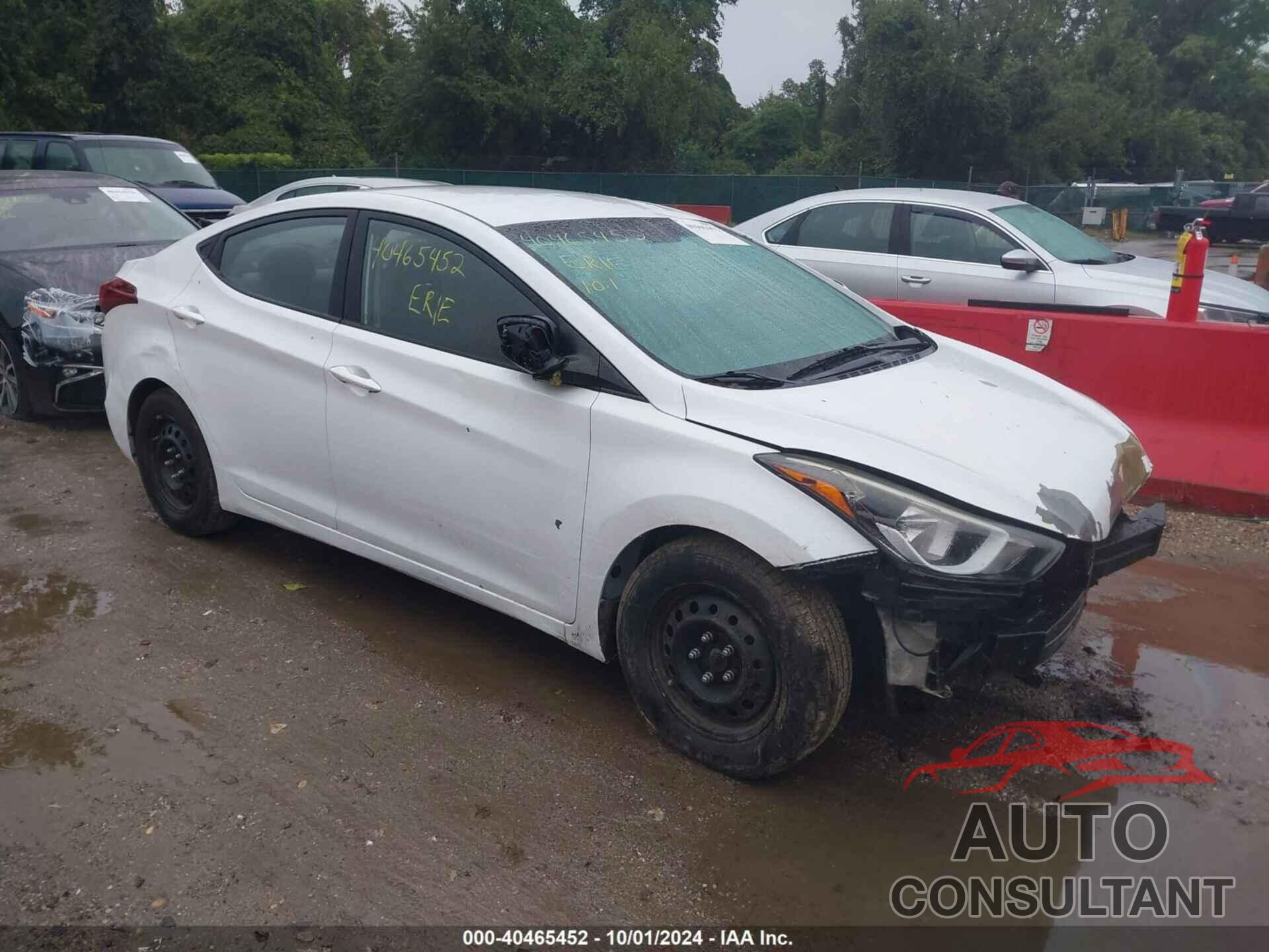 HYUNDAI ELANTRA 2016 - 5NPDH4AEXGH662998