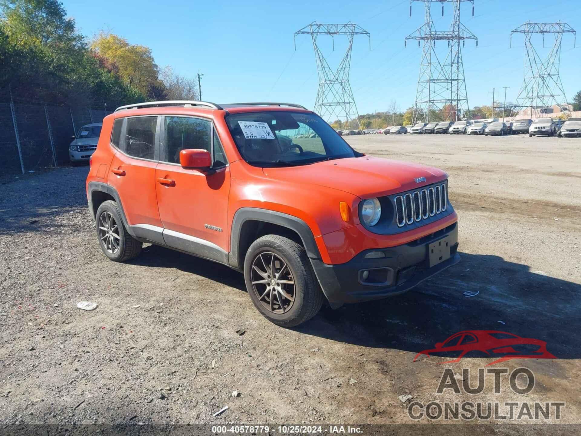 JEEP RENEGADE 2016 - ZACCJBBT7GPC60476
