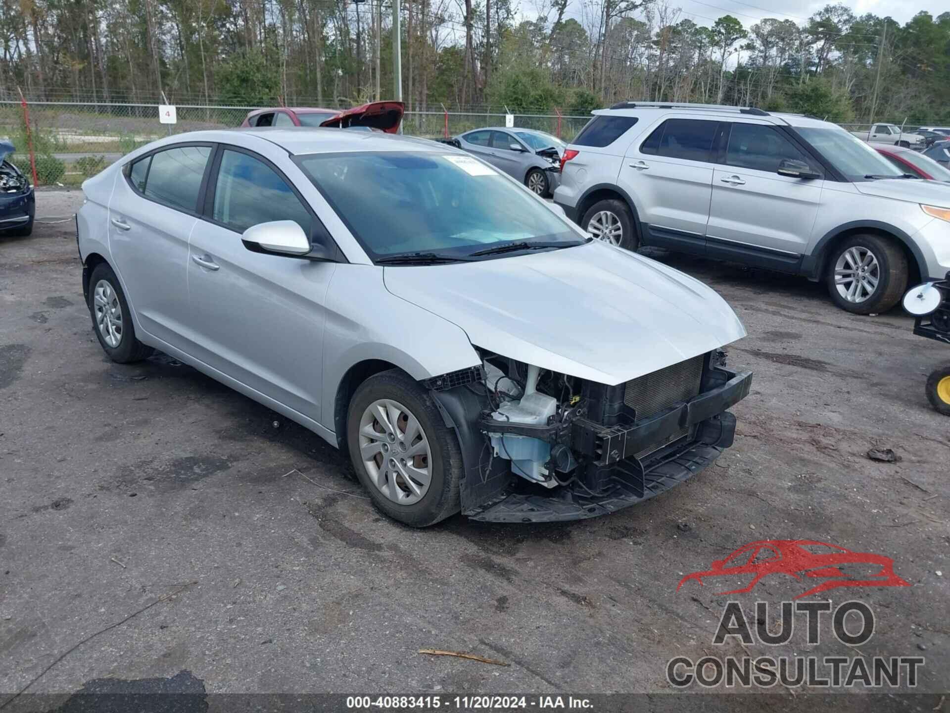 HYUNDAI ELANTRA 2019 - KMHD74LF9KU843013