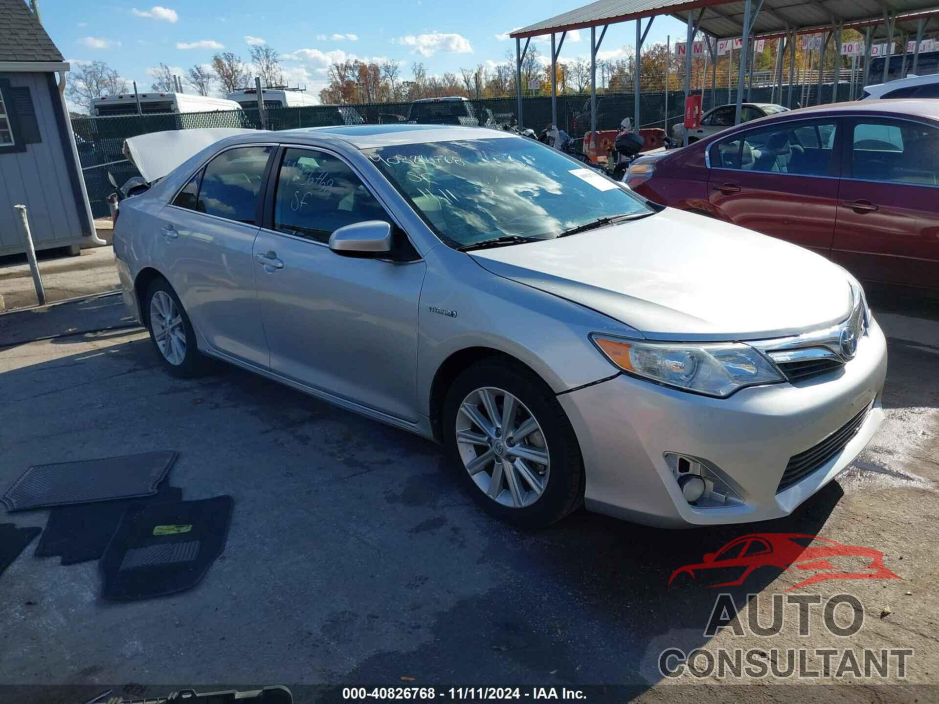 TOYOTA CAMRY HYBRID 2013 - 4T1BD1FK6DU077378