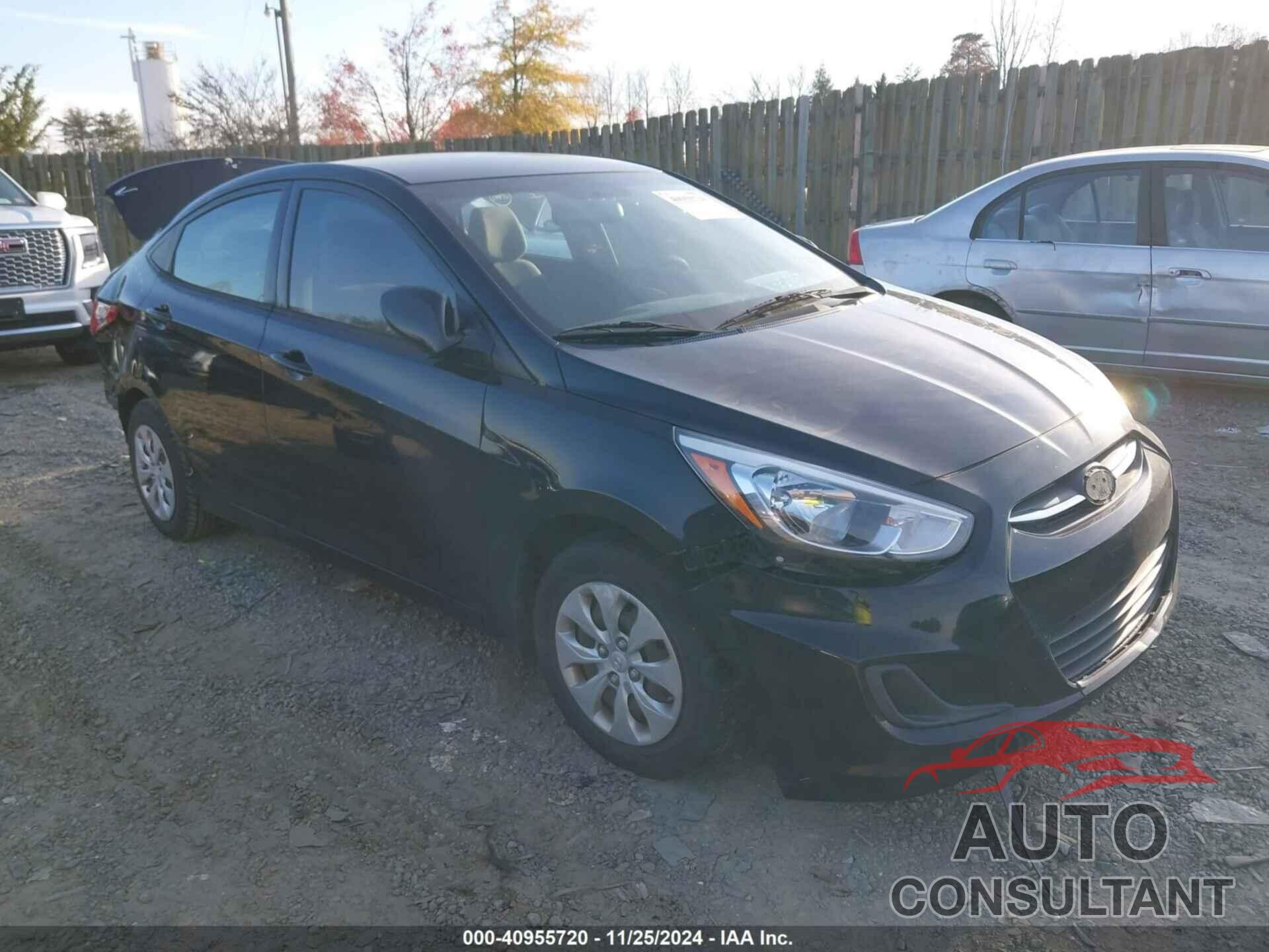 HYUNDAI ACCENT 2016 - KMHCT4AEXGU051901