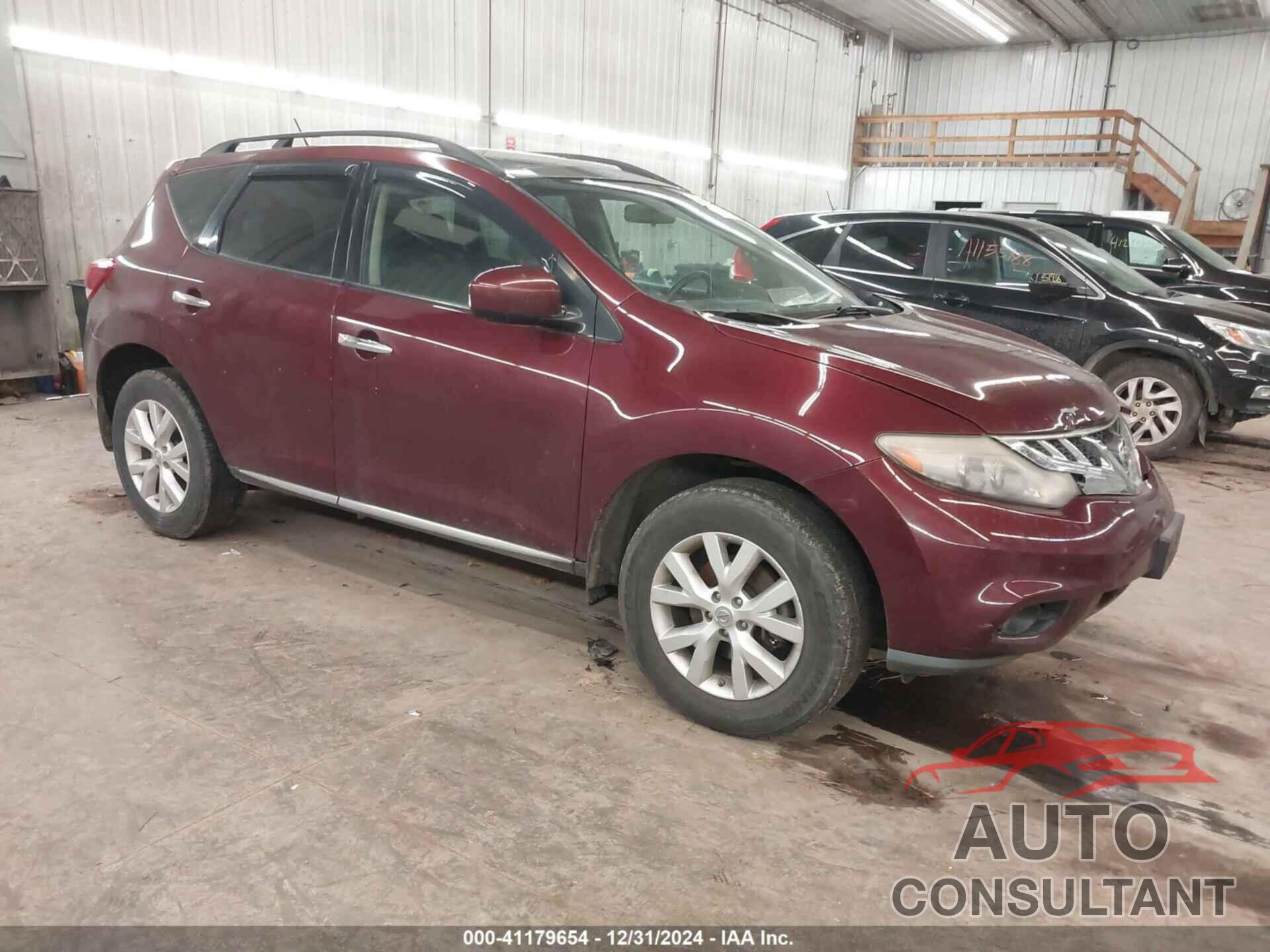 NISSAN MURANO 2011 - JN8AZ1MW9BW156878