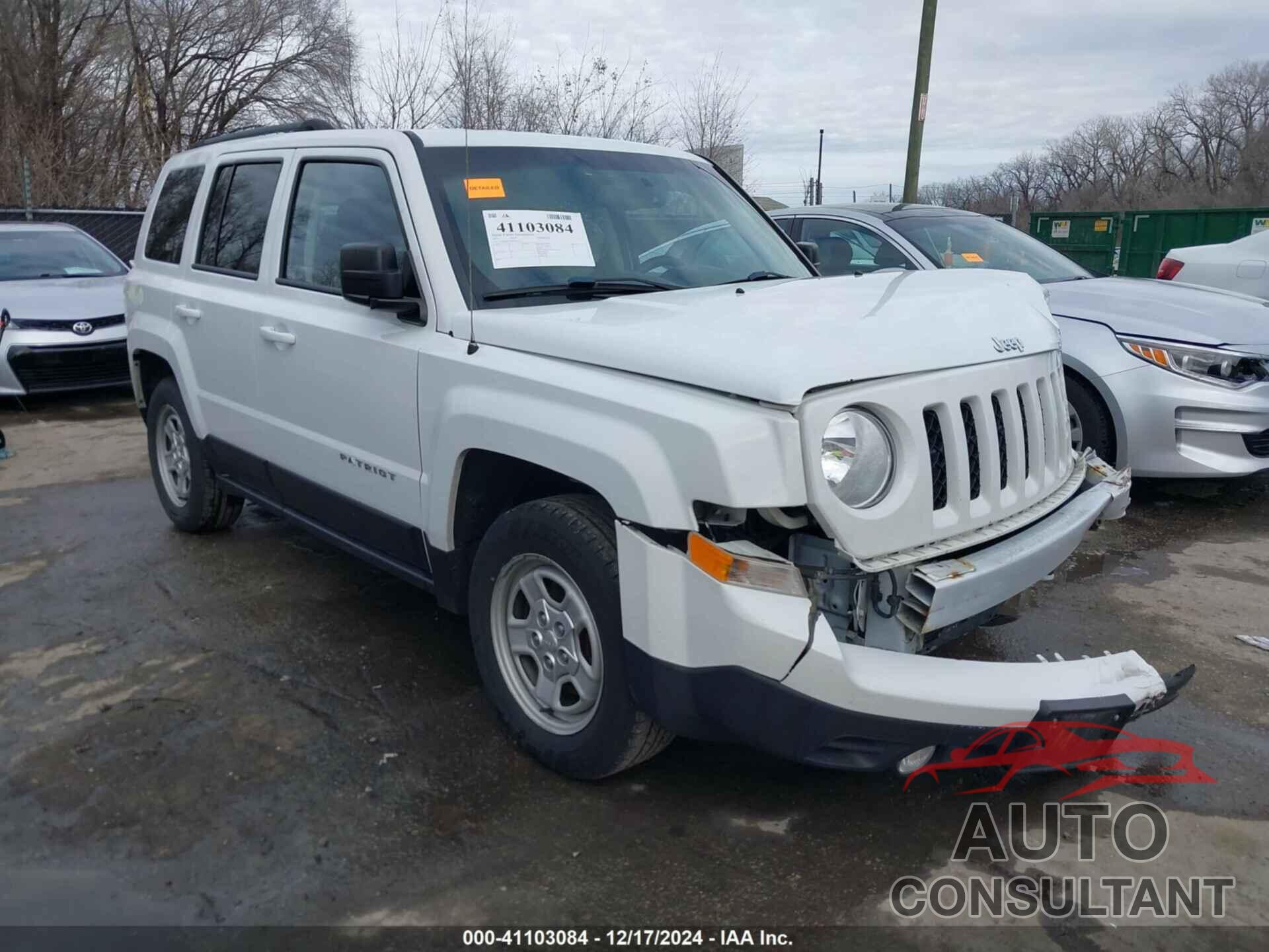 JEEP PATRIOT 2017 - 1C4NJPBA9HD149111